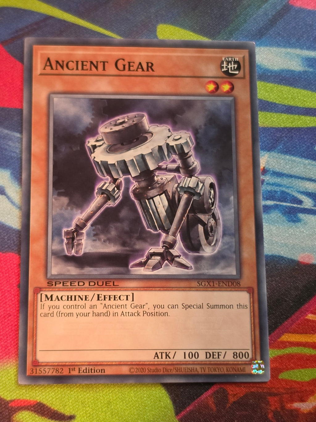 Ancient Gear Common Speed Duel GX: Duel Academy Box SGX1-END08 1st Edition LP Yu-Gi-Oh!