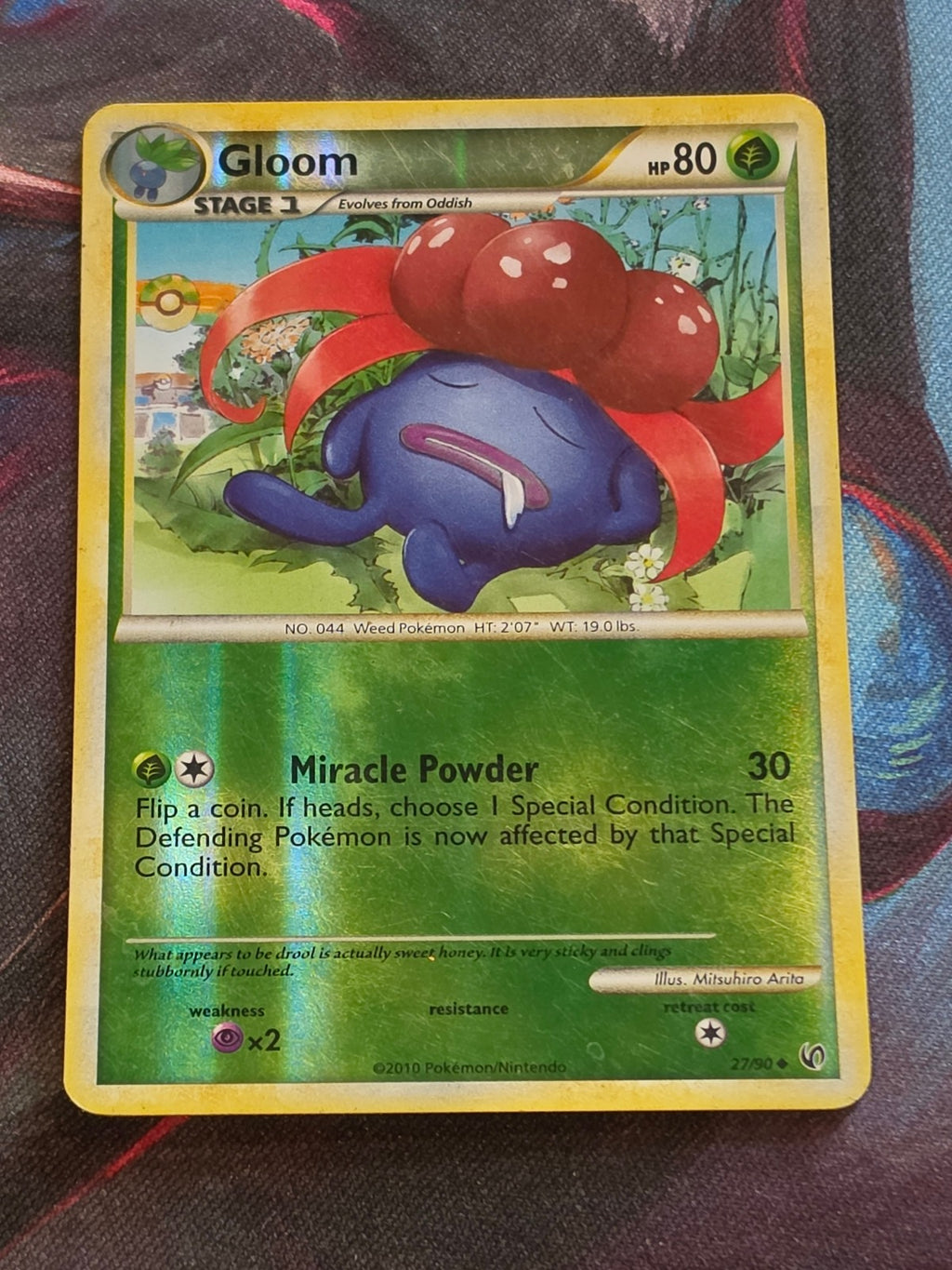 Gloom - 27/90 - Undaunted - Uncommon - Reverse Holo - MP - Pokemon