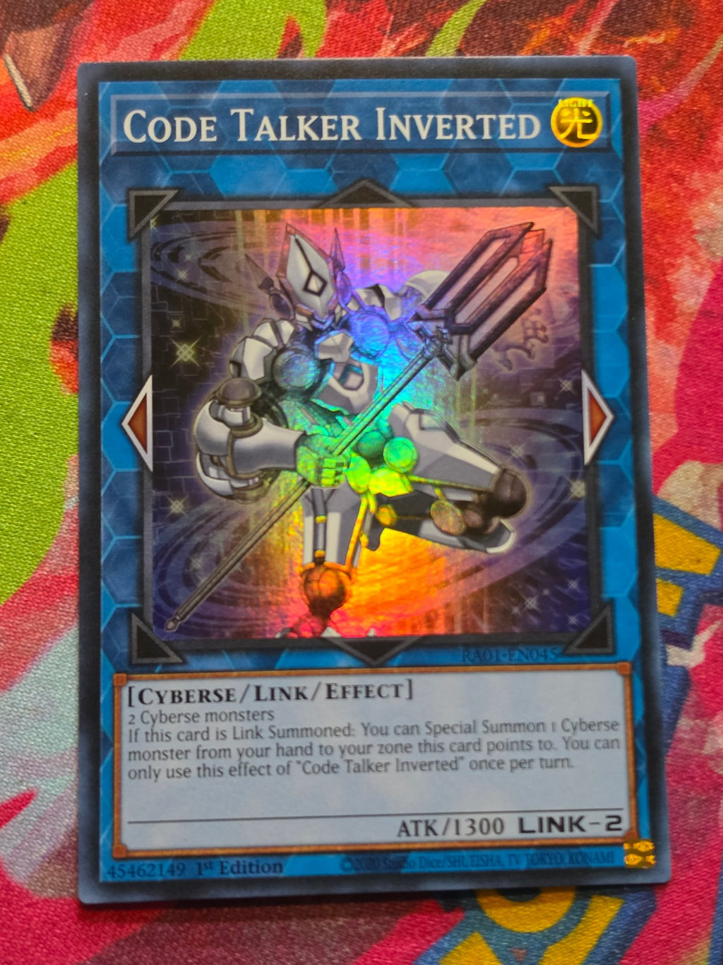 Code Talker Inverted Super Rare 25th Anniversary Rarity Collection RA01-EN045 NM