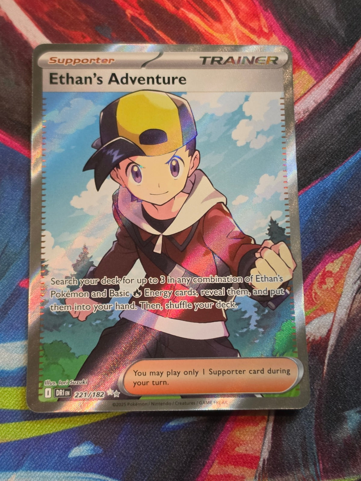 Ethan's Adventure Ultra Rare Destined Rivals 221/182 NM Pokemon