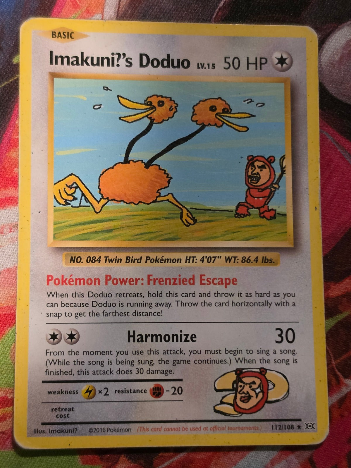 Imakuni?'s Doduo Secret Rare XY - Evolutions 112/108 HP Pokemon