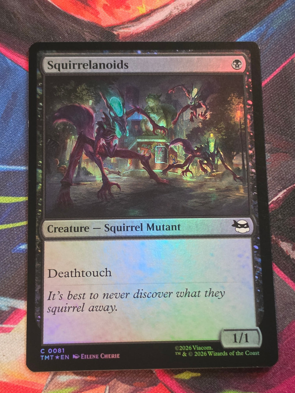 Squirrelanoids - 81 - Teenage Mutant Ninja Turtles - C - Foil - NM MTG