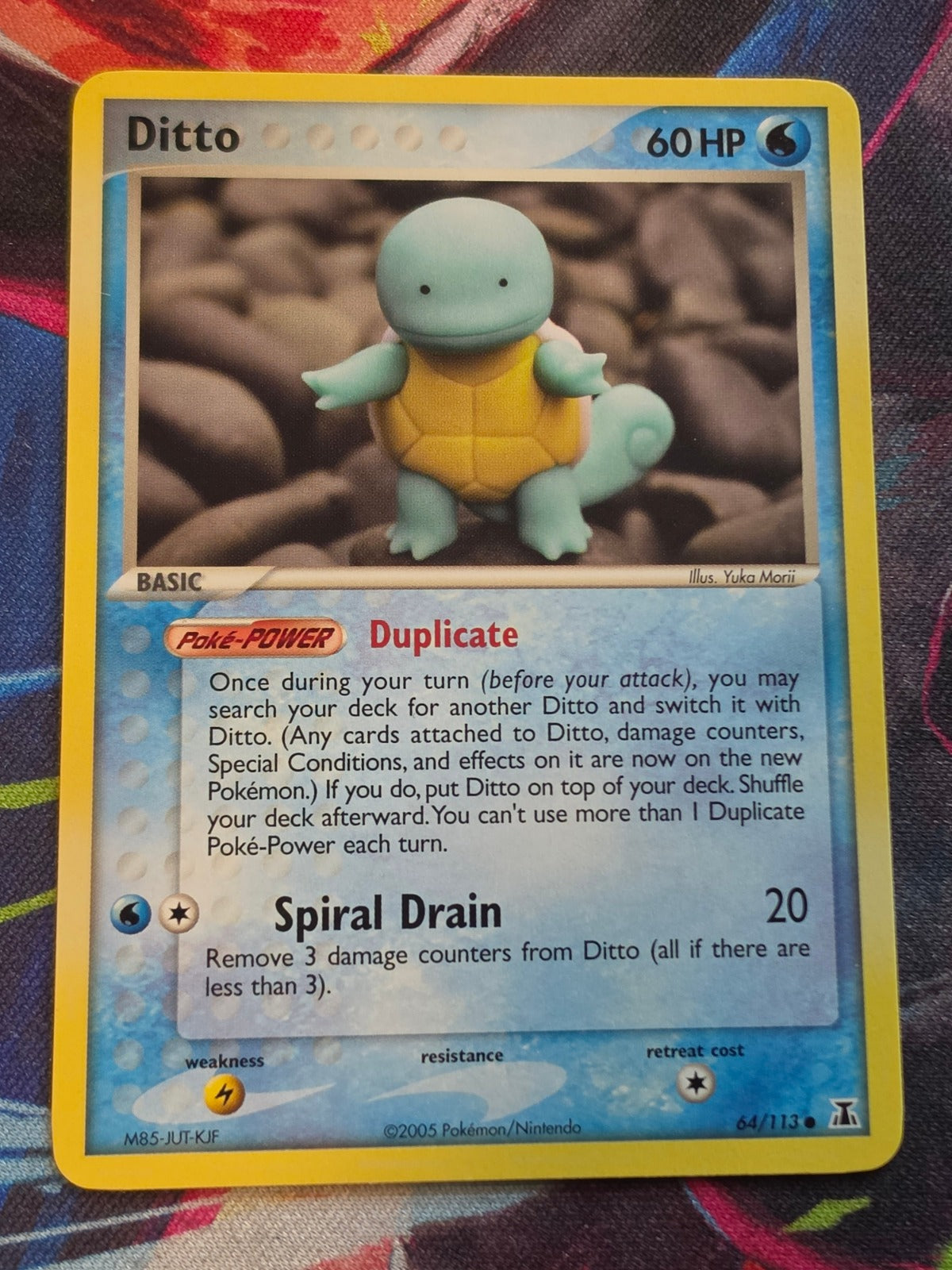 Ditto (Squirtle) Common EX Delta Species 064/113 NM Pokemon
