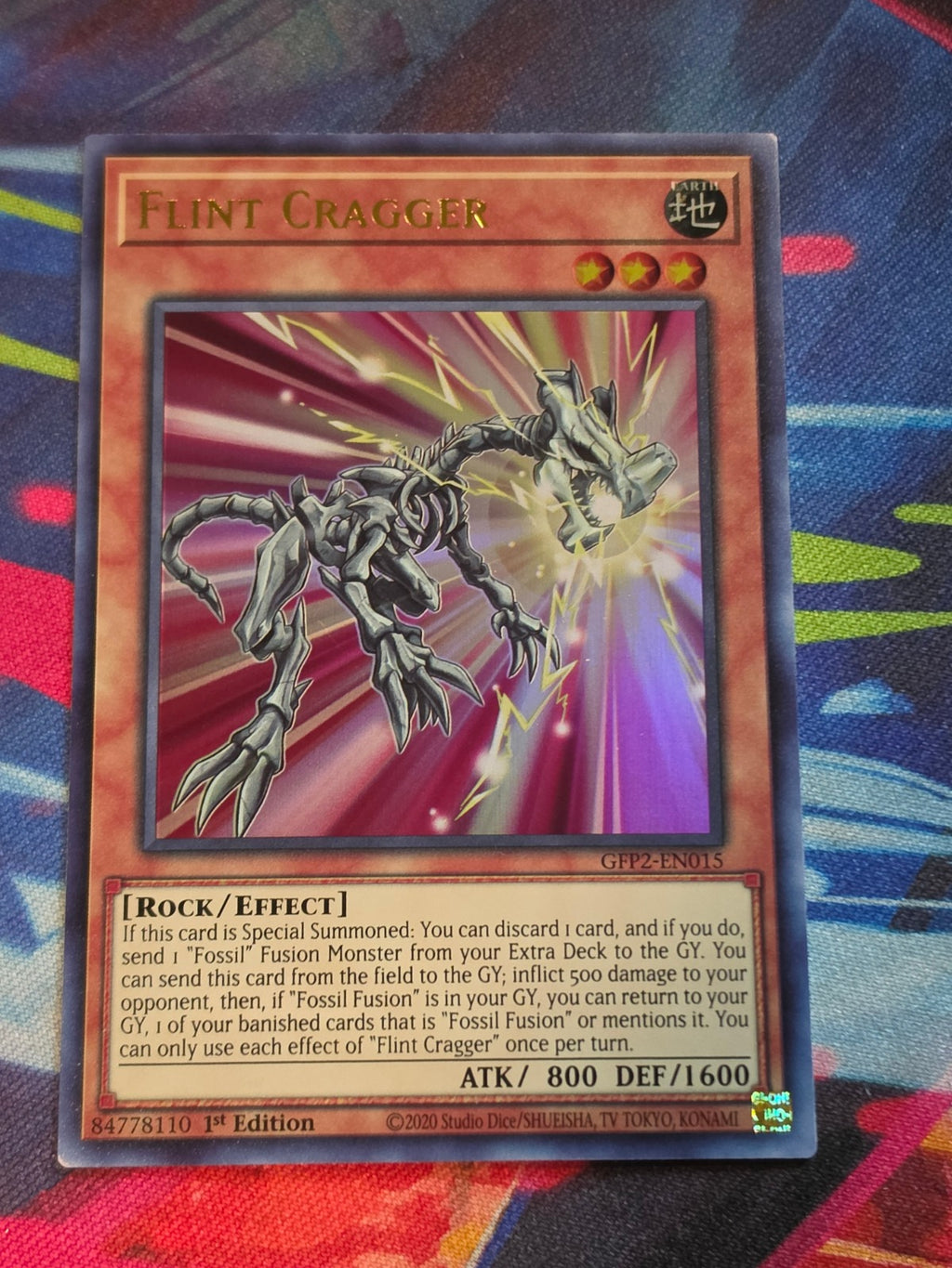 Flint Cragger Ultra Rare Ghosts From the Past: The 2nd Haunting GFP2-EN015 1st Edition LP Yu-Gi-Oh!