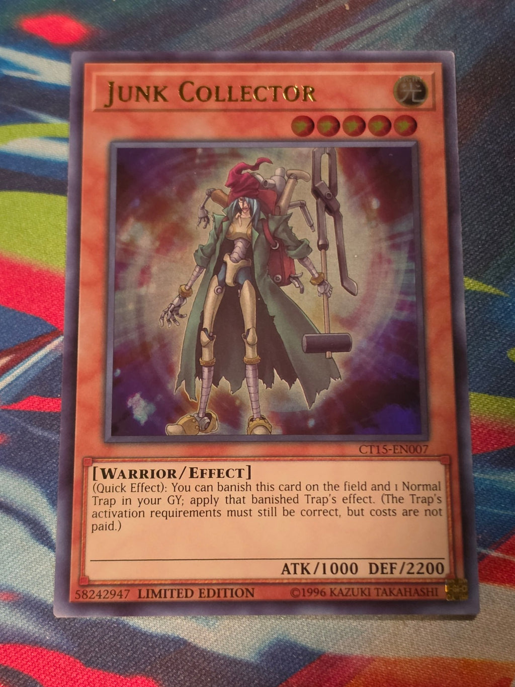 Junk Collector Ultra Rare 2018 Mega-Tins CT15-EN007 LP