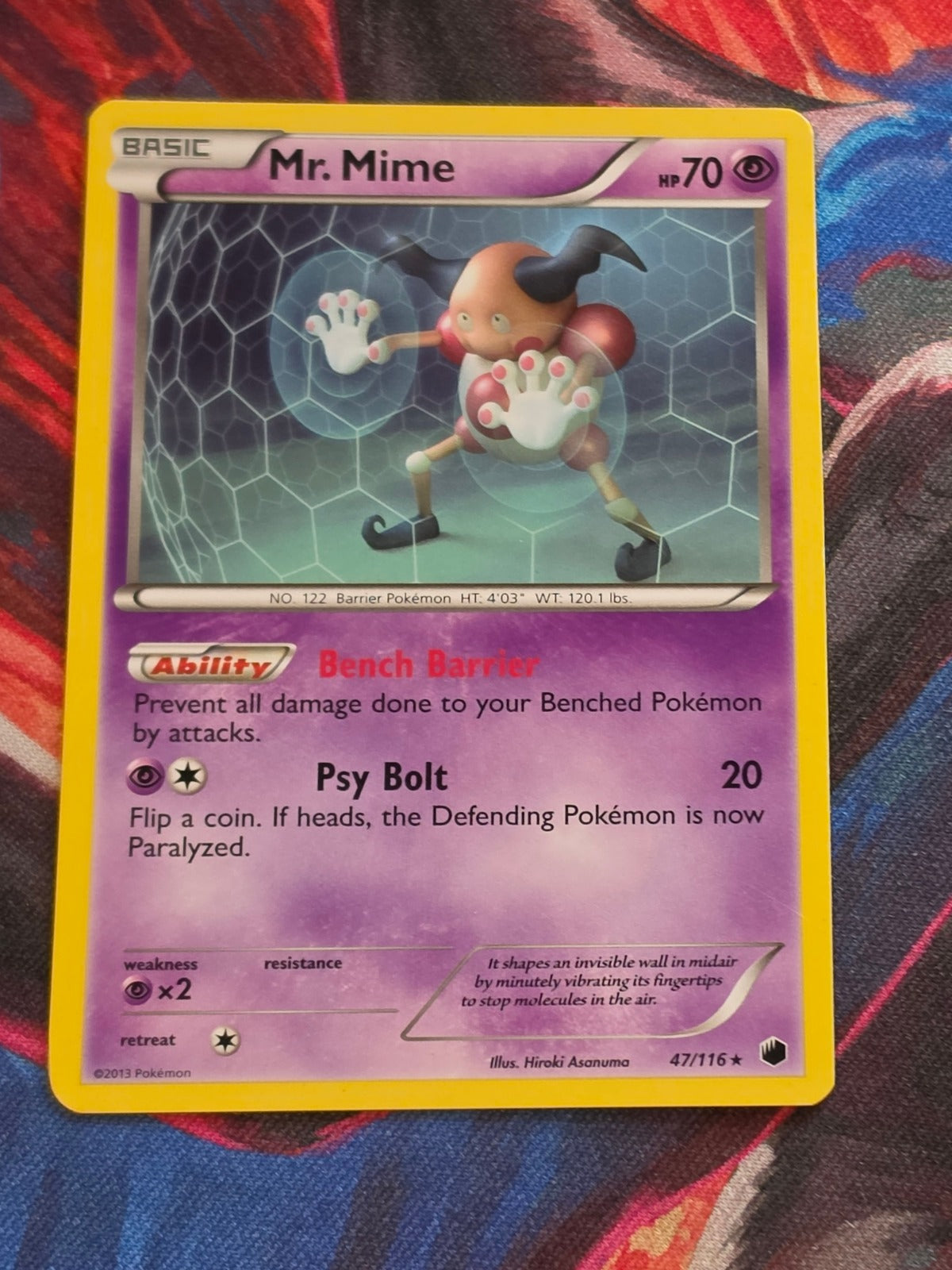 Mr. Mime - 47/116 - Plasma Freeze - Rare - NM - Pokemon