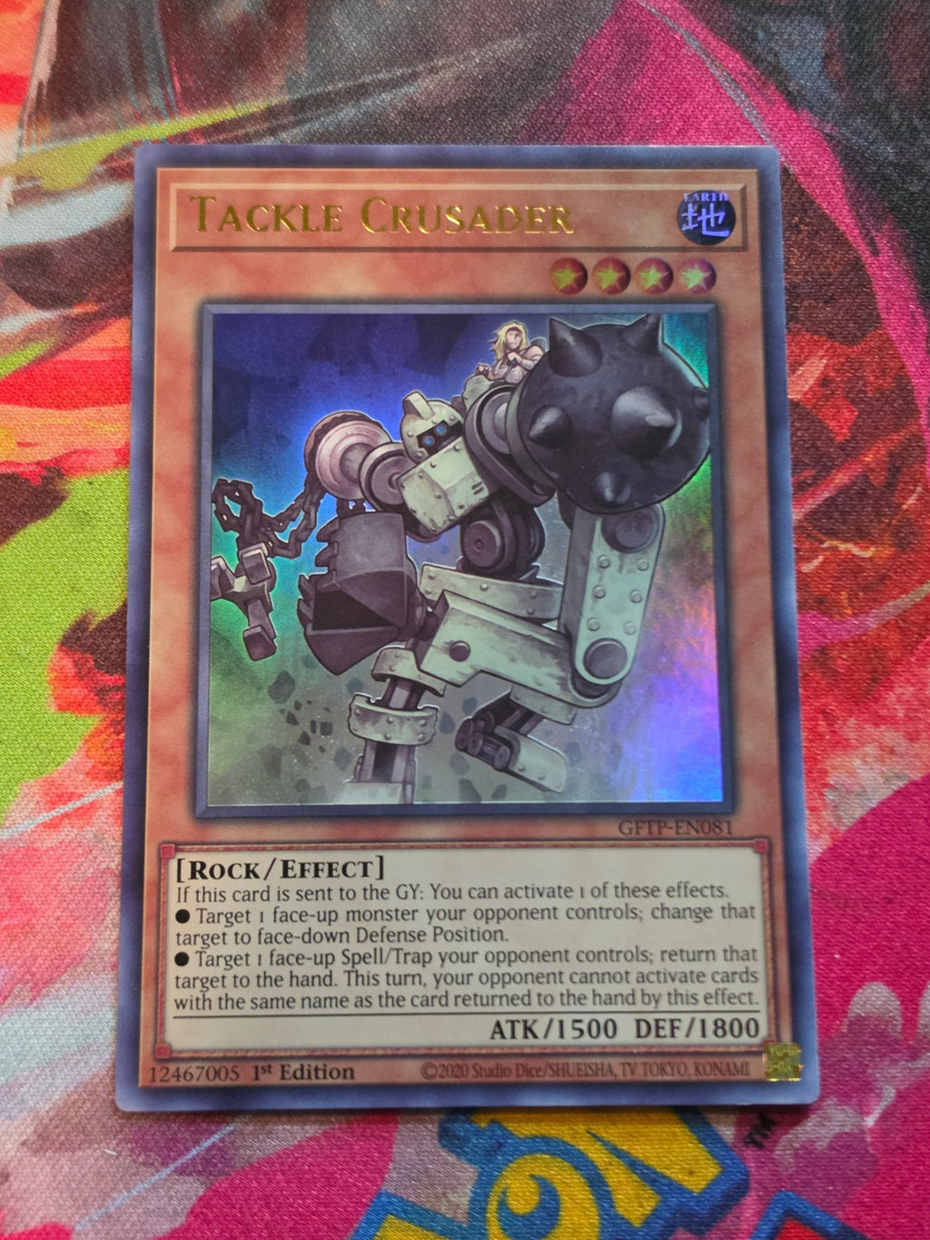 Tackle Crusader Ultra Rare Ghosts From the Past GFTP-EN081 1st Edition NM Yu-Gi-Oh!