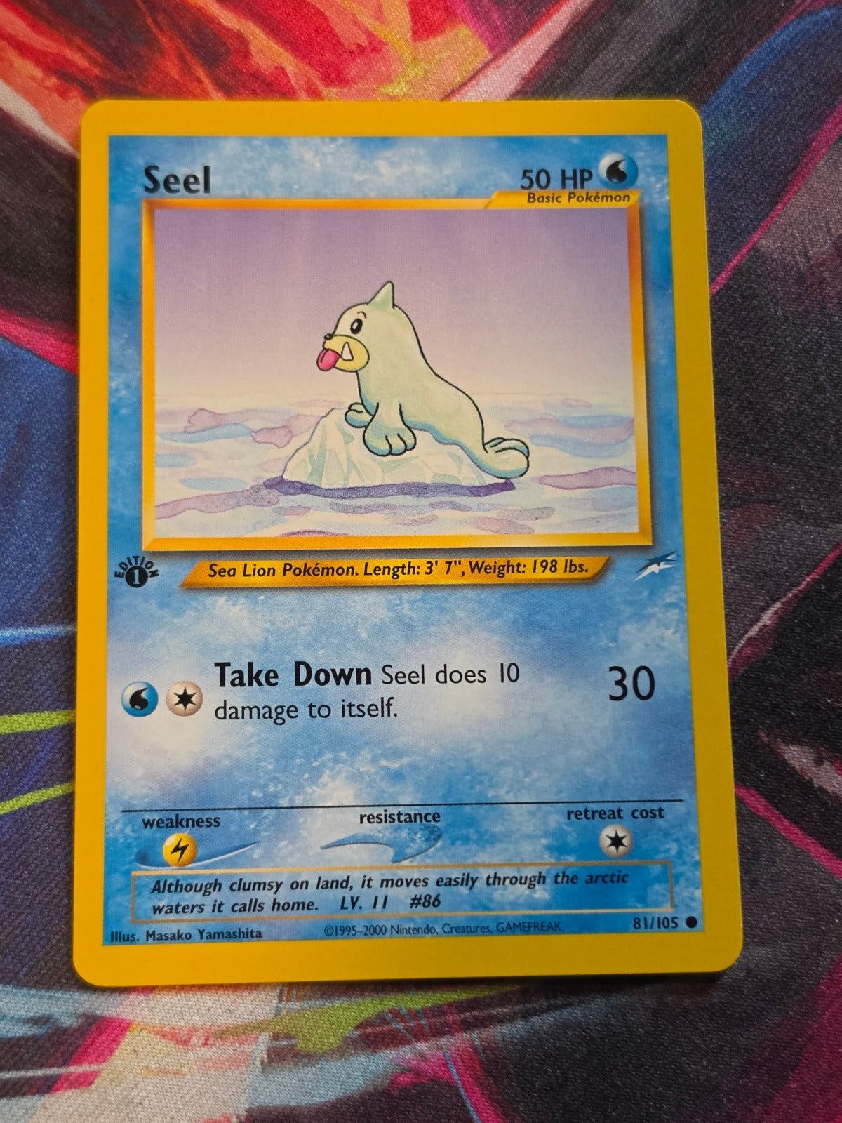 Seel - 081/105 - Neo Destiny - Common - 1st Edition - NM Pokemon