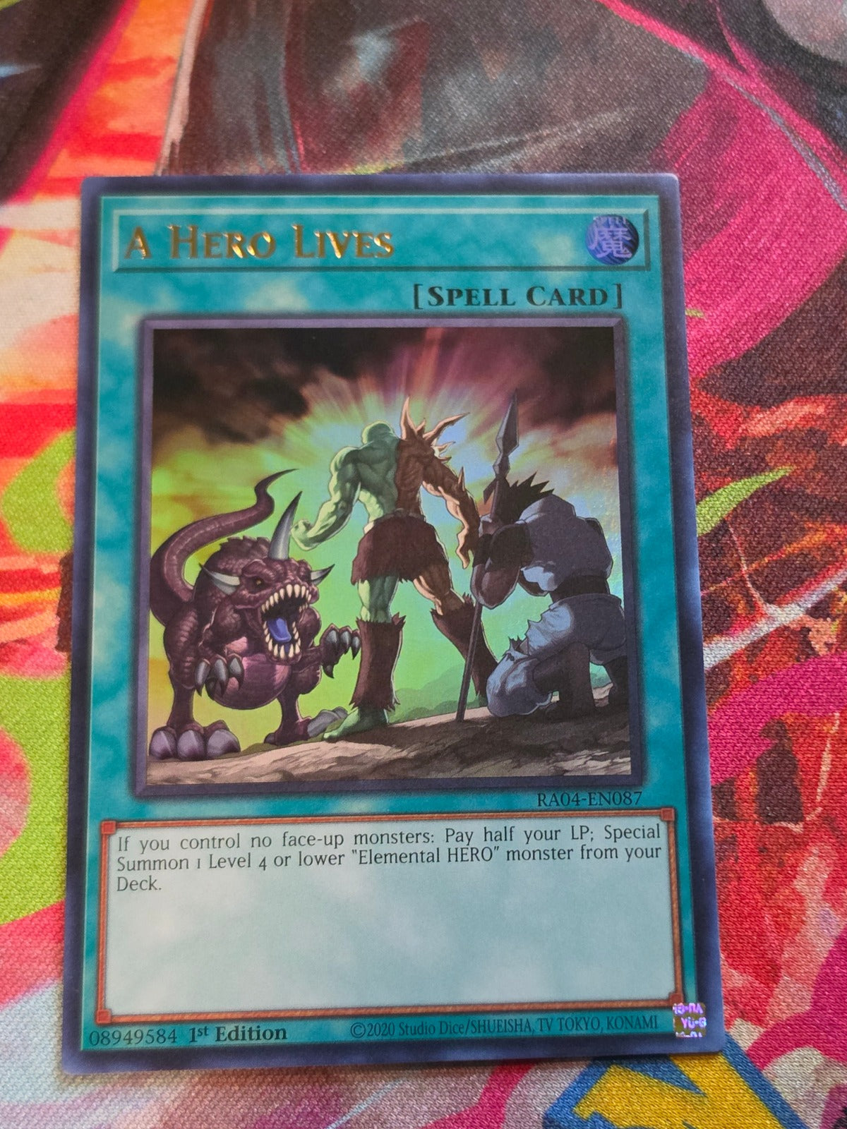 A Hero Lives Ultra Rare Duelist Saga DUSA-EN087 NM