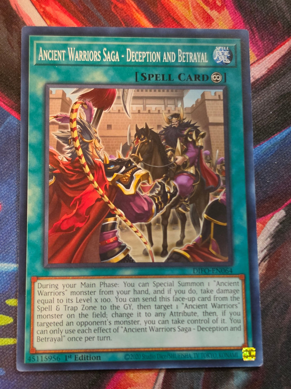Ancient Warriors Saga - Deception and Betrayal Common Dimension Force DIFO-EN064 LP