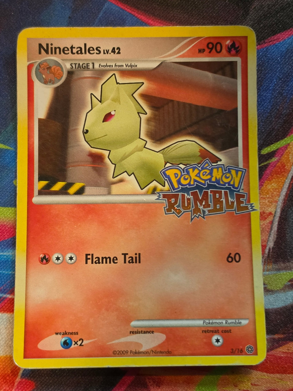 Ninetales Promo Rumble 3 HP Pokemon