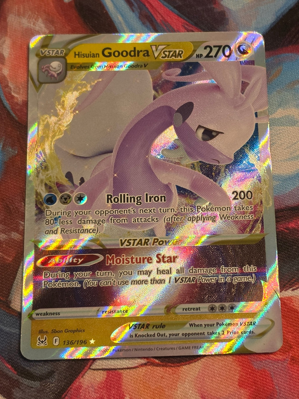 Hisuian Goodra VSTAR Ultra Rare SWSH11: Lost Origin 136/196 NM Pokemon