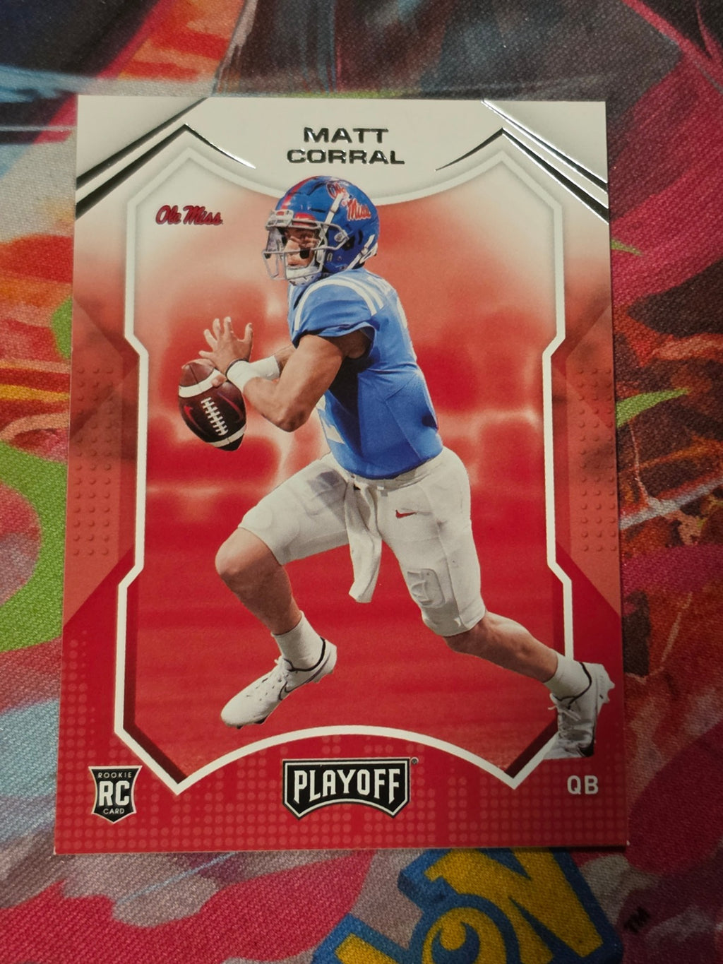 Matt Corral 2022 Panini Chronicles Draft Picks - Playoff 3 NM Football