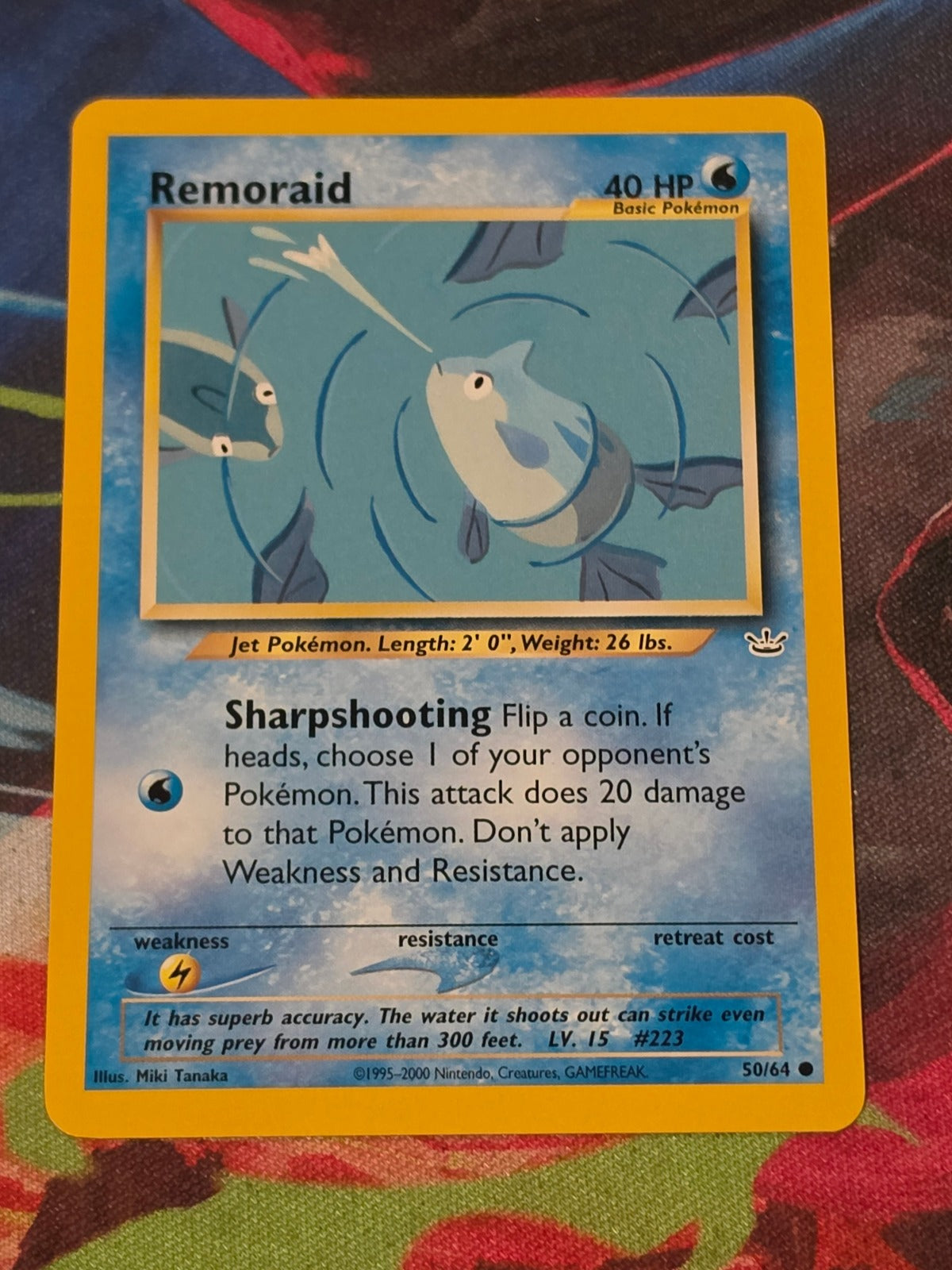 Remoraid - 50/64 - Neo Revelation - Common - Unlimited - LP Pokemon
