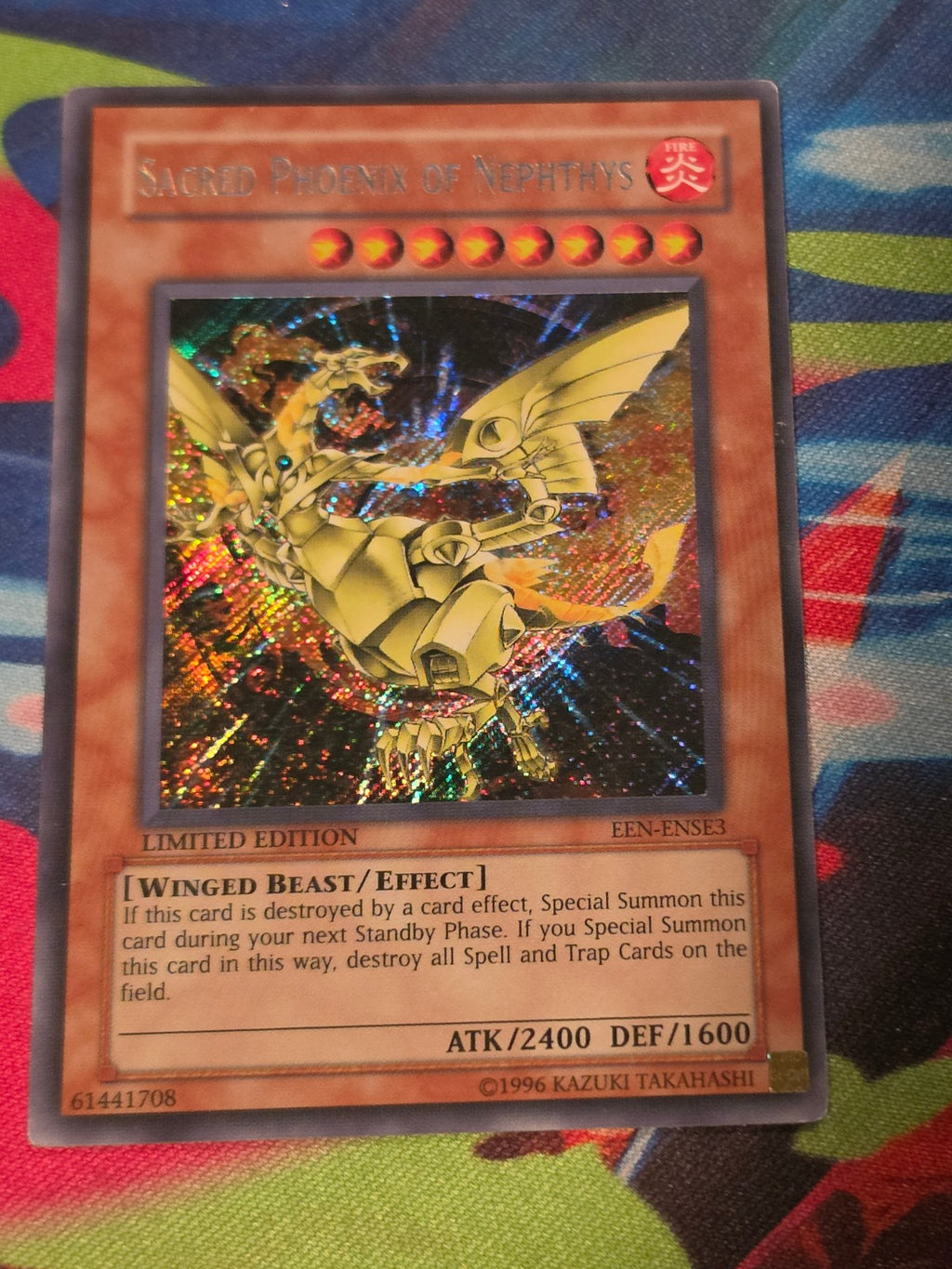 Sacred Phoenix of Nephthys Secret Rare Elemental Energy EEN-ENSE3 LP