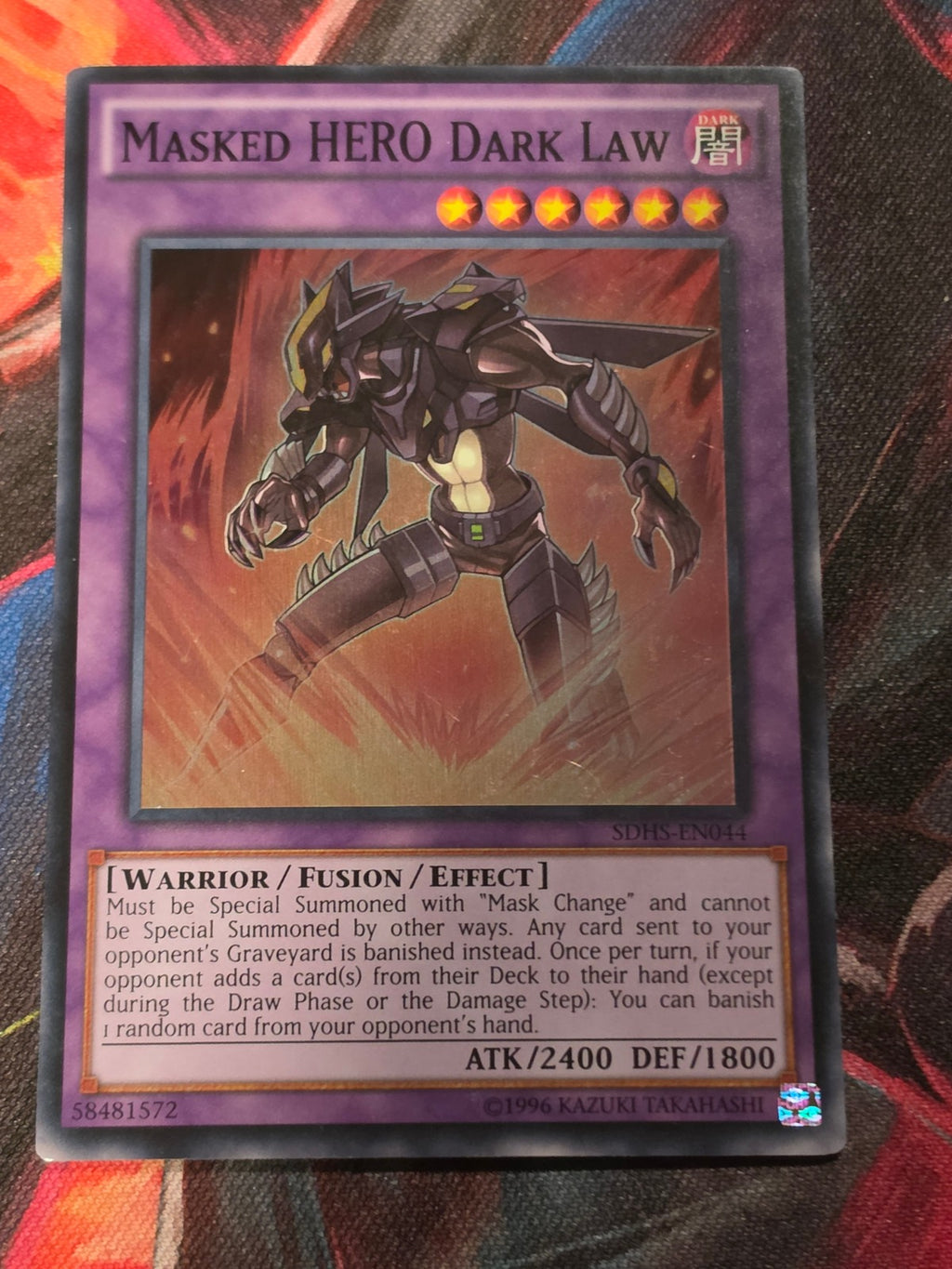 Masked HERO Dark Law Super Rare Structure Deck: HERO Strike SDHS-EN044 LP