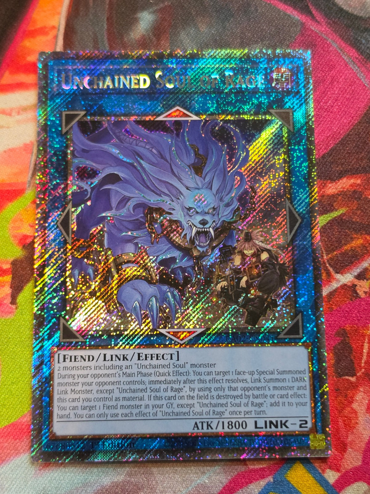 Unchained Soul of Rage (Platinum Secret Rare) Platinum Secret Rare 25th Anniversary Rarity Collection II RA02-EN041 NM