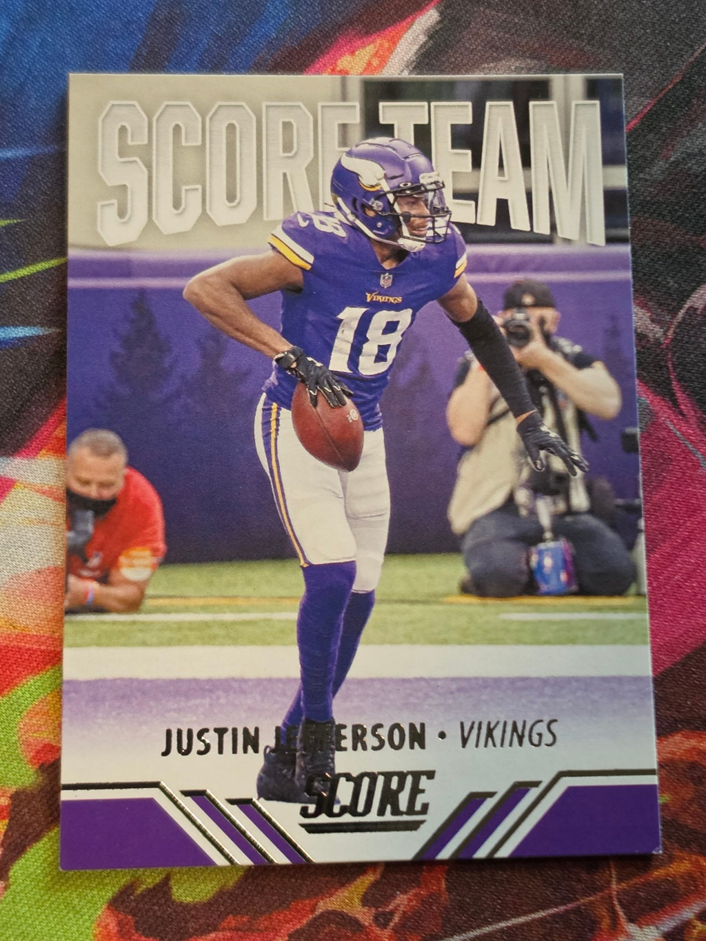 Justin Jefferson 2021 Panini Score - Score Team ST17 NM Football