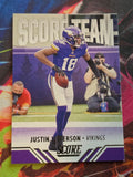 Justin Jefferson 2021 Panini Score - Score Team ST17 NM Football