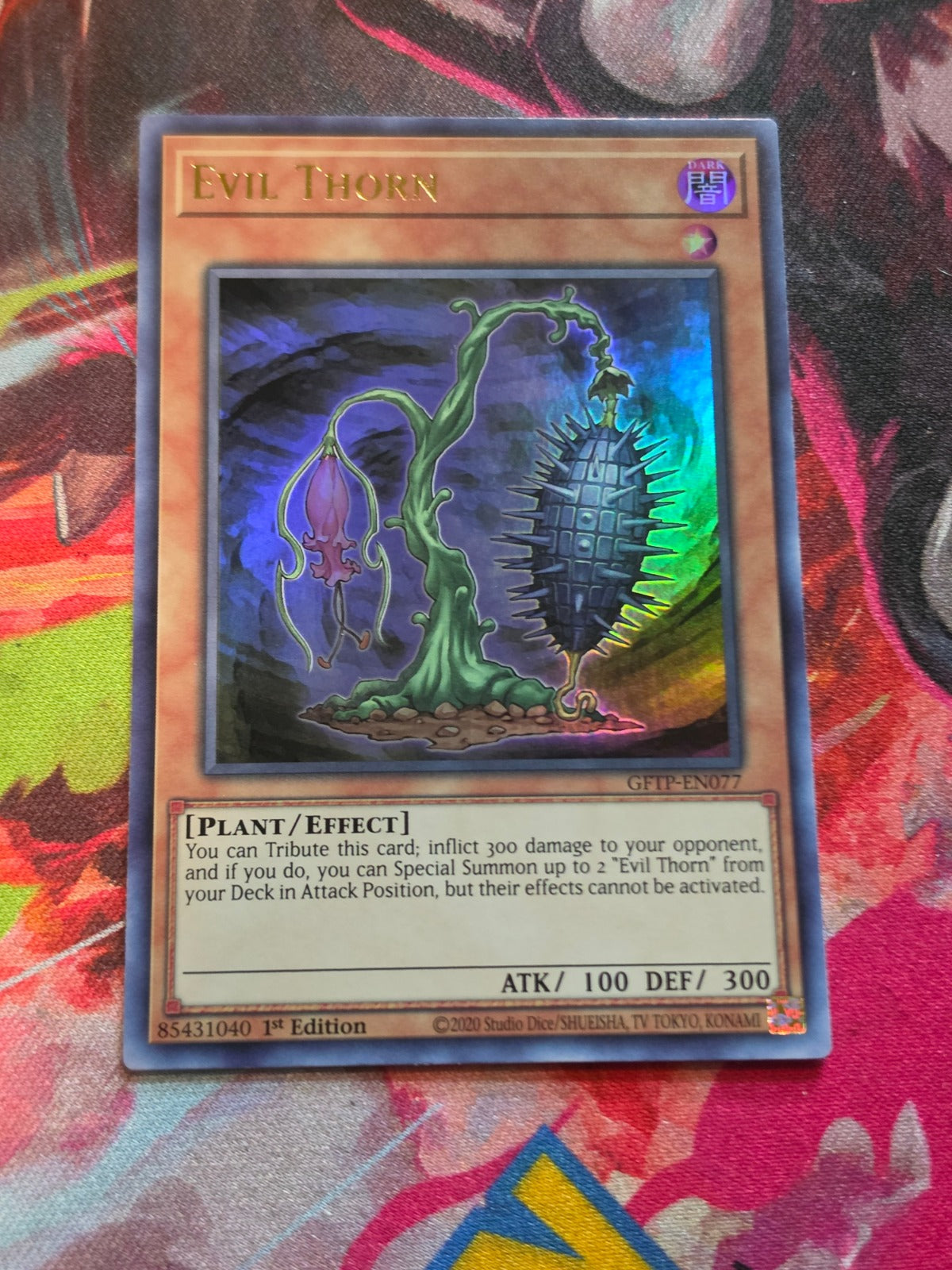 Evil Thorn Ultra Rare Ghosts From the Past GFTP-EN077 1st Edition NM Yu-Gi-Oh!