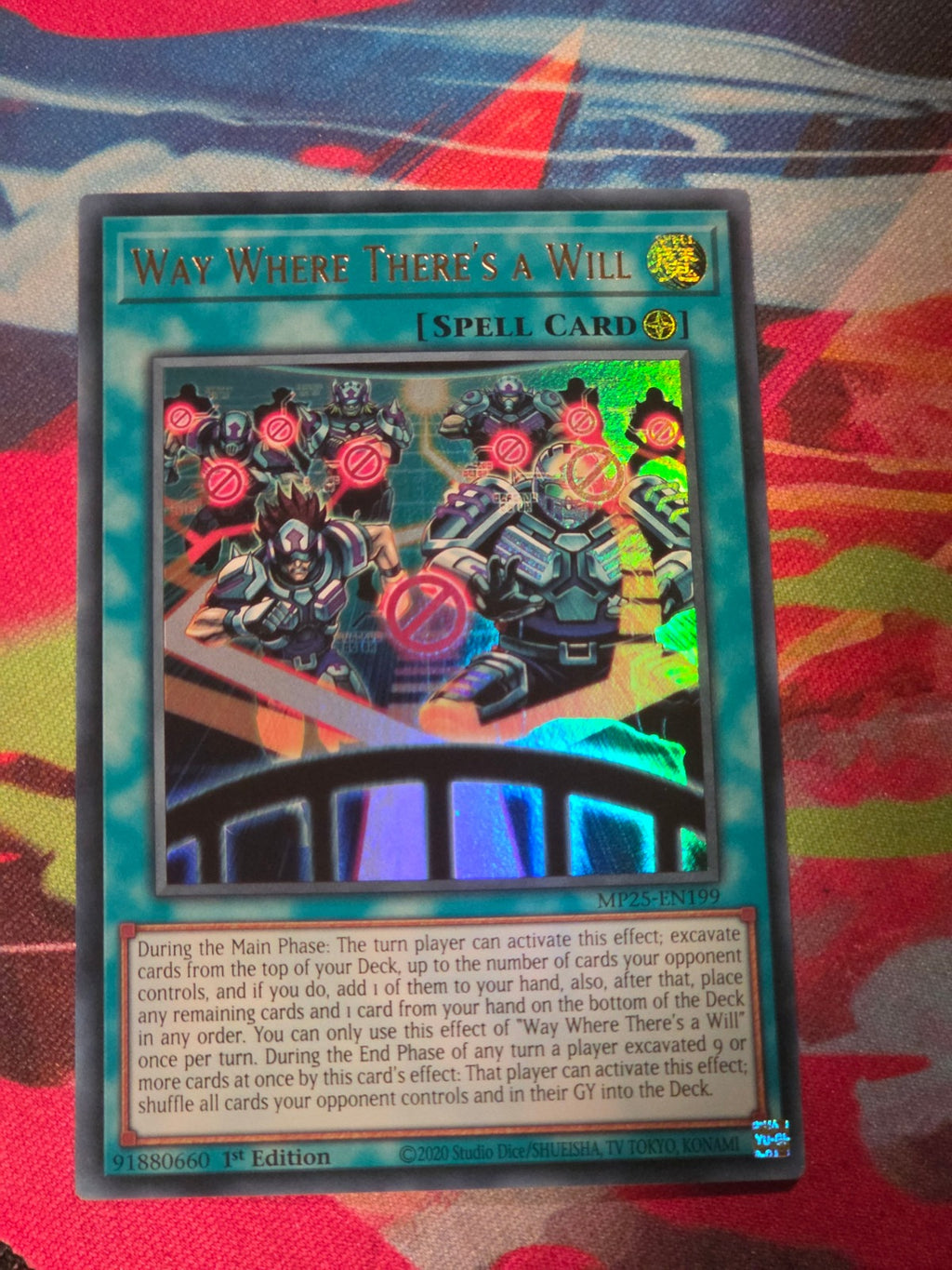 Way Where There's a Will Ultra Rare 2025 Mega-Pack MP25-EN199 1st Edition LP Yu-Gi-Oh!