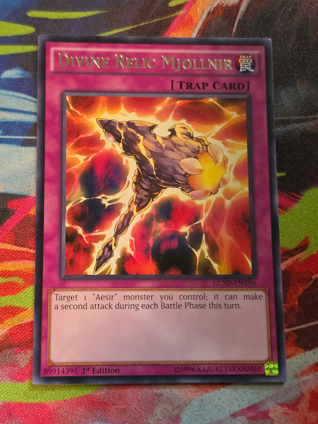 Divine Relic Mjollnir Rare Legendary Collection 5D's LC5D-EN196 LP