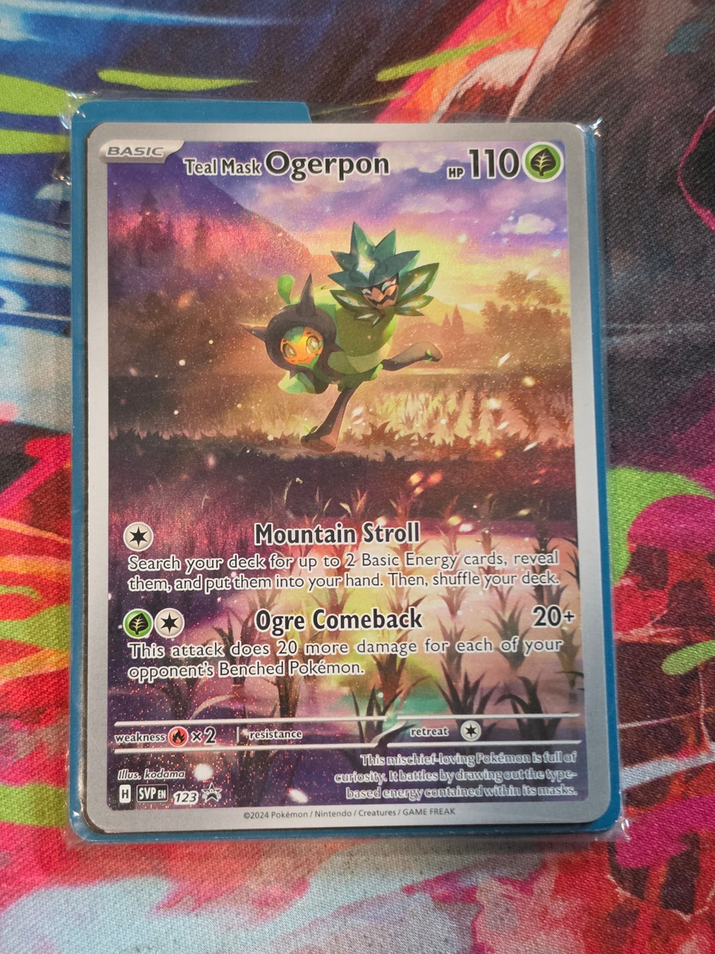 Teal Mask Ogerpon Promo SV: Scarlet & Violet Promo Cards 123 NM SEALED Pokemon