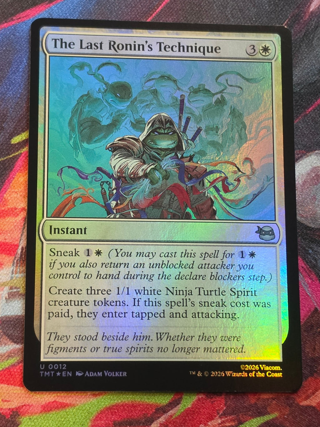 The Last Ronin's Technique - 12 - Teenage Mutant Ninja Turtles - U - Foil - NM MTG