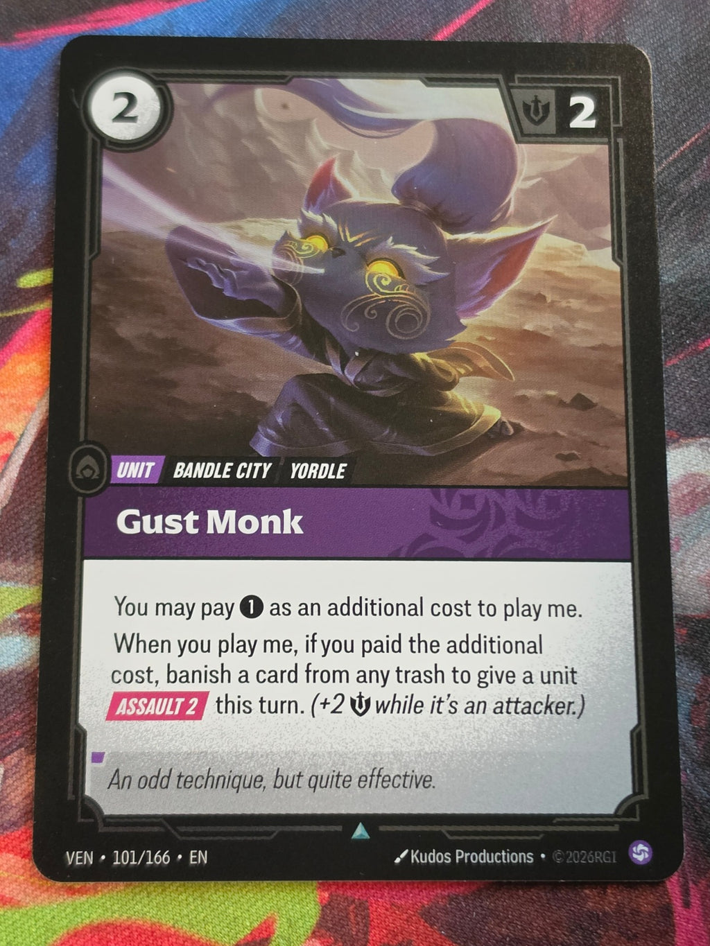 Gust Monk - 101/166 - Vendetta - Uncommon - NM