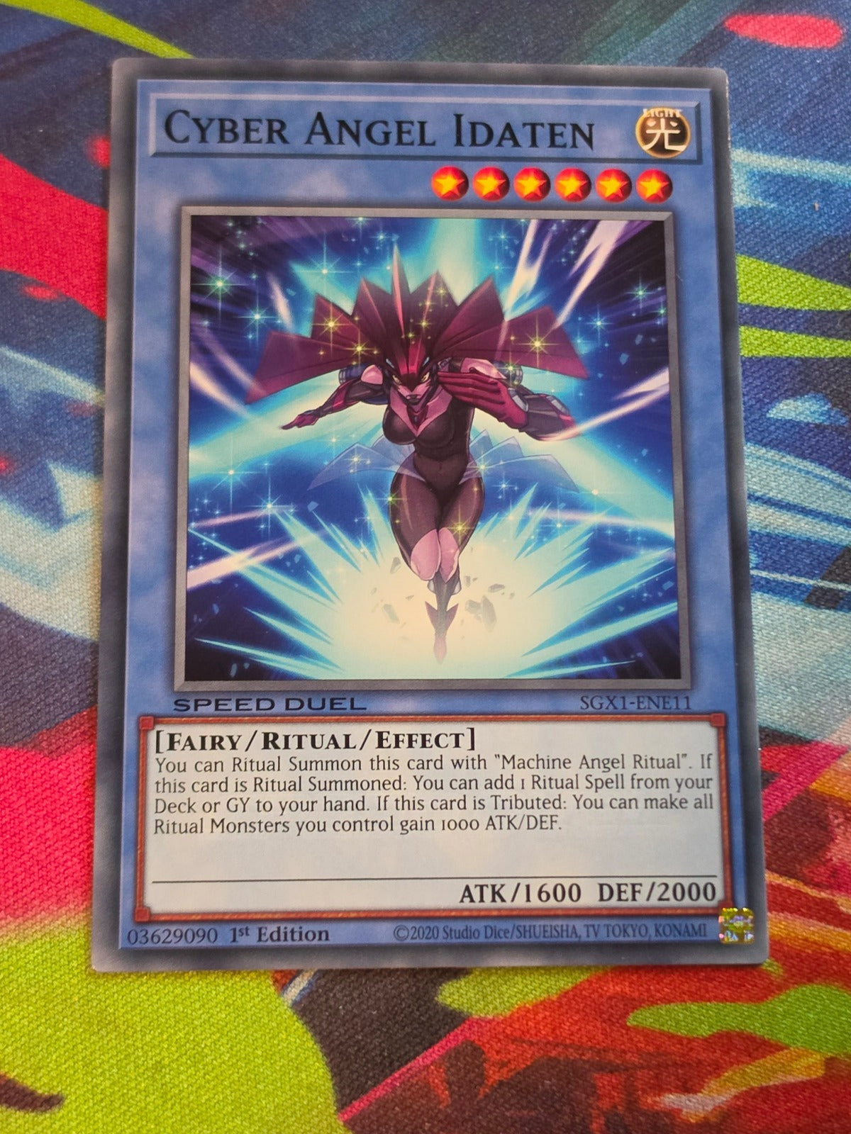 Cyber Angel Idaten Common Speed Duel GX: Duel Academy Box SGX1-ENE11 1st Edition 1st Edition LP Yu-Gi-Oh!