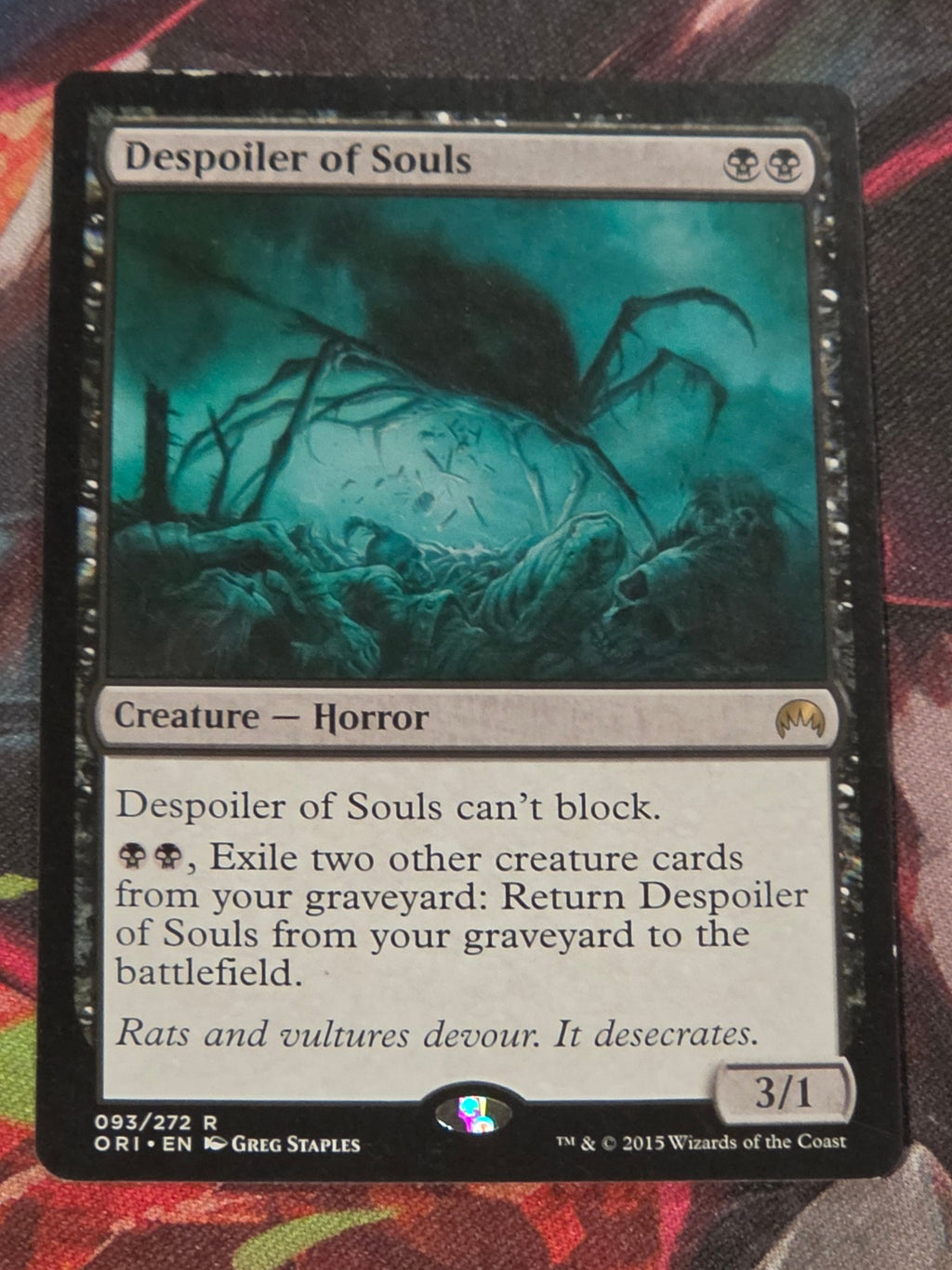 Despoiler of Souls - 93 - Magic Origins - R - LP MTG