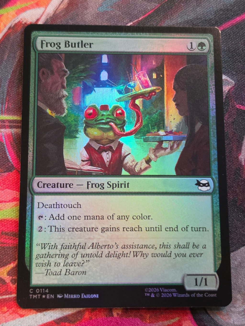 Frog Butler - 114 - Teenage Mutant Ninja Turtles - C - Foil - NM MTG