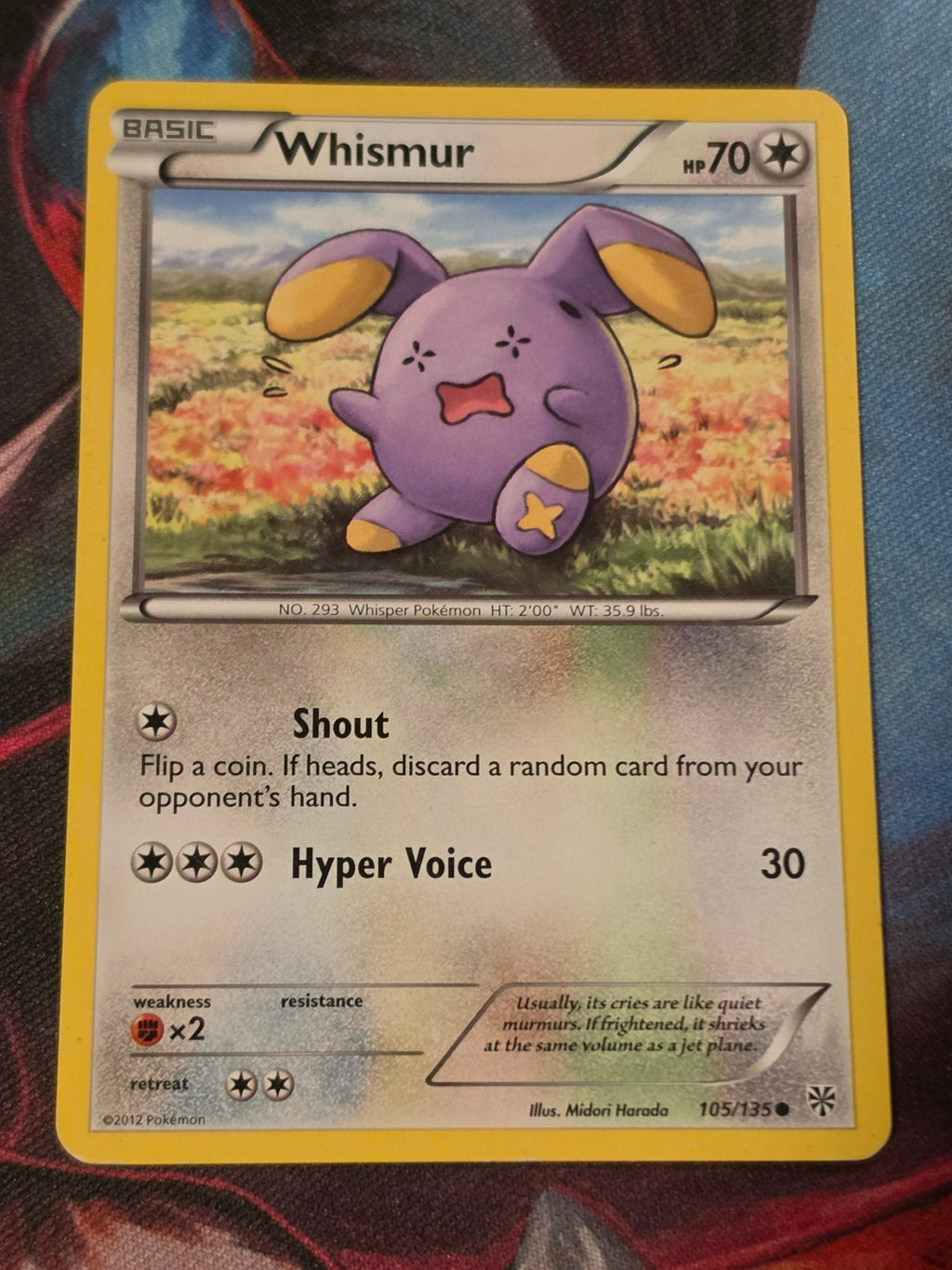 Whismur - 105/135 - Plasma Storm - Common - MP - Pokemon