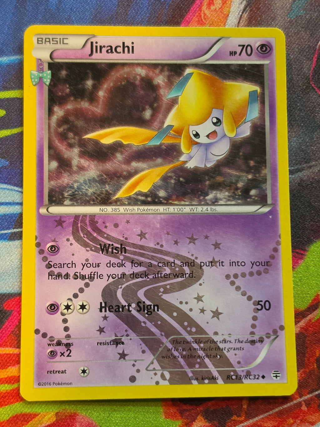 Jirachi Uncommon Generations: Radiant Collection RC13/RC32 LP Pokemon