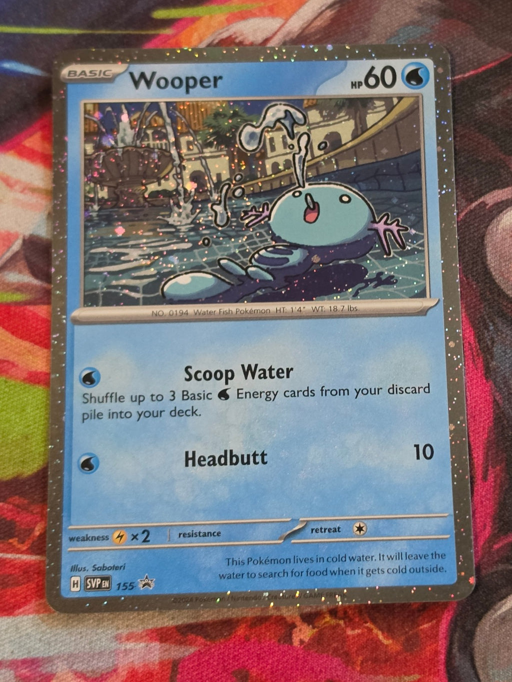 Wooper - 155 - SV: Scarlet & Violet Promo Cards - Promo - MP Pokemon