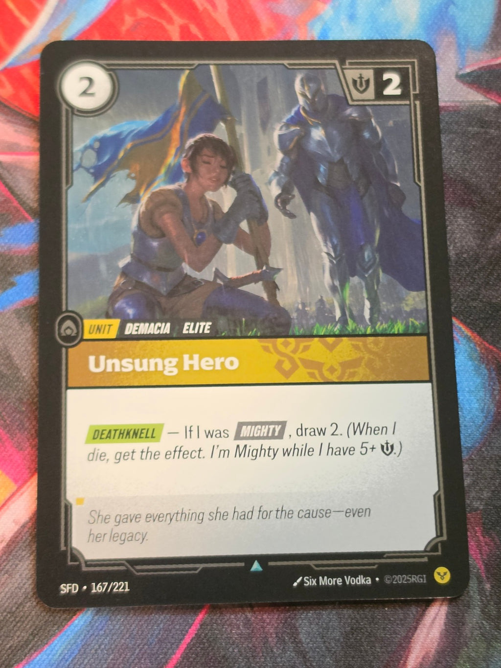 Unsung Hero - 167/221 - Spiritforged - Uncommon - NM