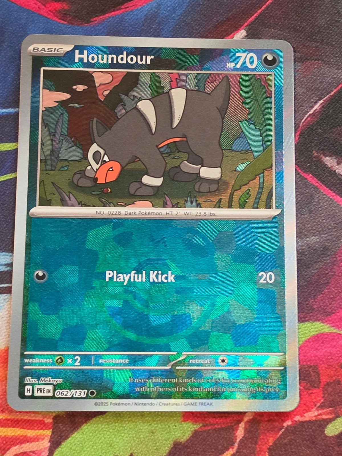 Houndour (Master Ball Pattern) Common SV: Prismatic Evolutions 062/131 NM Pokemon
