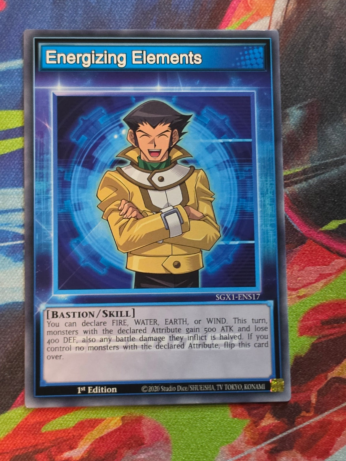 Energizing Elements Common Speed Duel GX: Duel Academy Box SGX1-ENS17 1st Edition LP Yu-Gi-Oh!