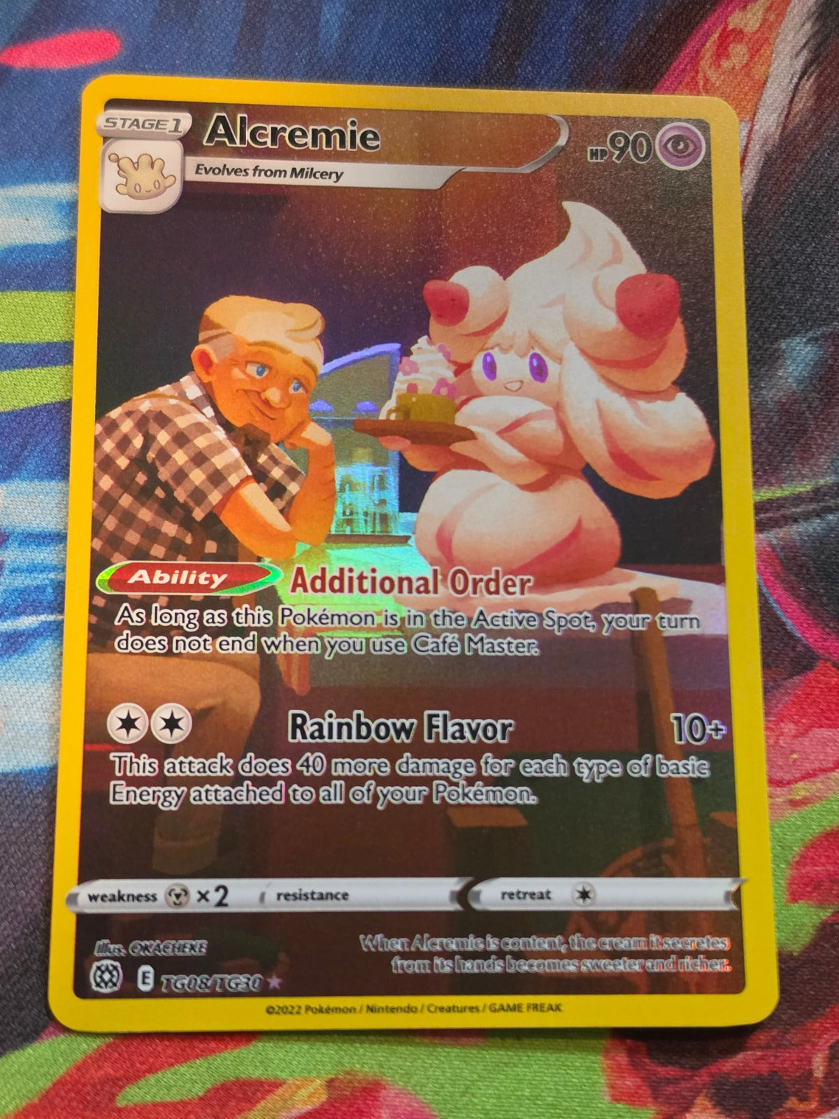Alcremie Ultra Rare SWSH09: Brilliant Stars Trainer Gallery TG08/TG30 NM Pokemon
