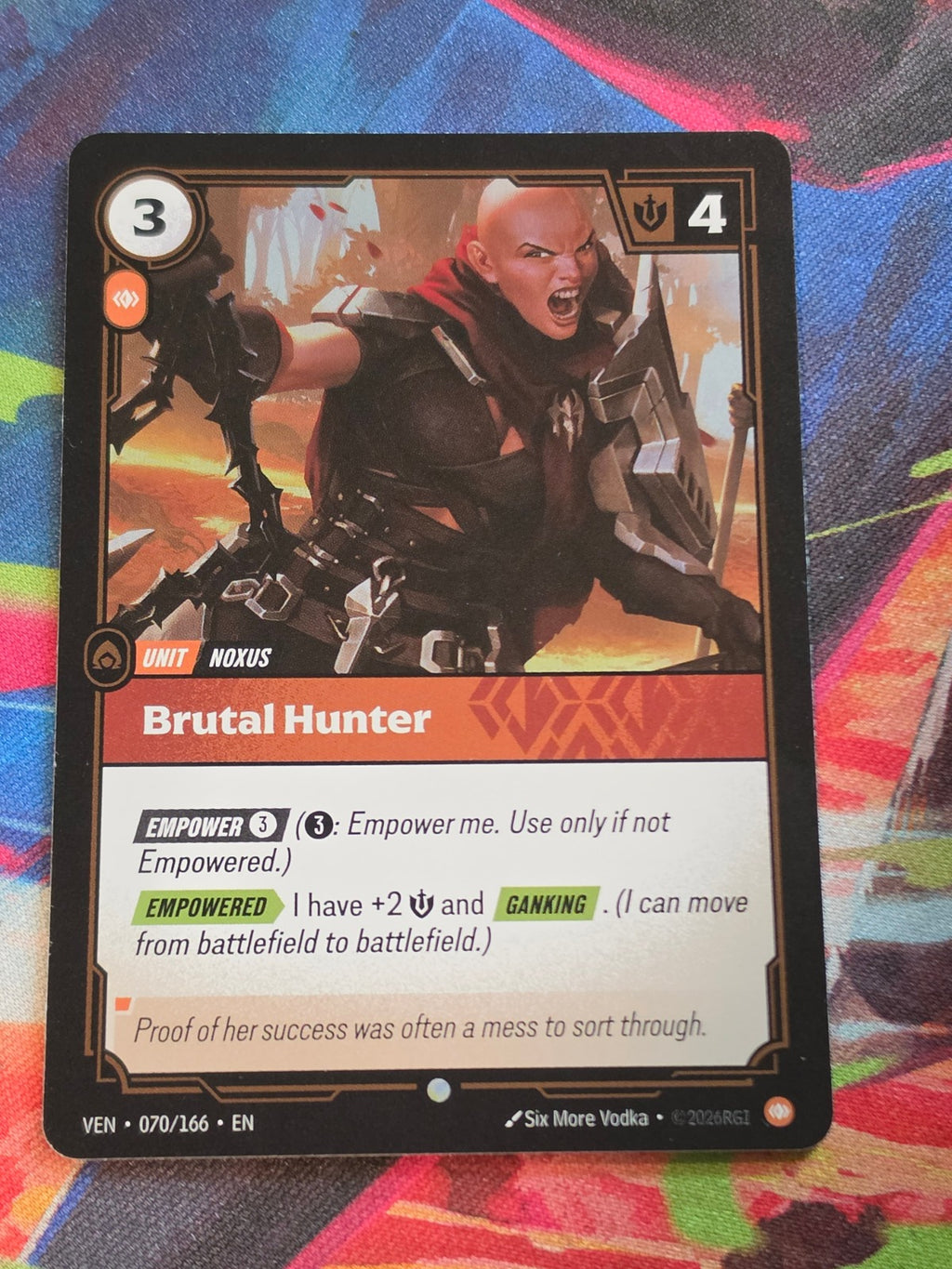 Brutal Hunter - 070/166 - Vendetta - Common - NM