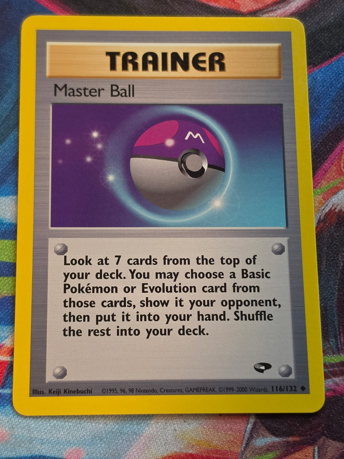 Master Ball - 116/132 - Gym Challenge - Uncommon - Unlimited - NM Pokemon