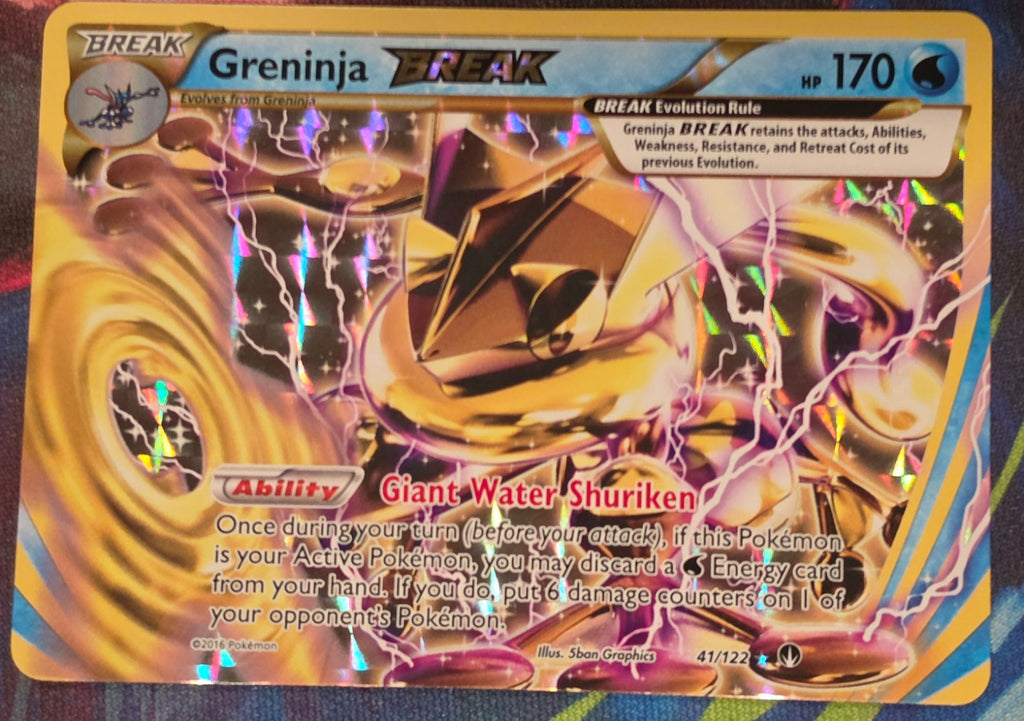 Greninja BREAK Rare BREAK XY - BREAKpoint 41/122 NM Pokemon