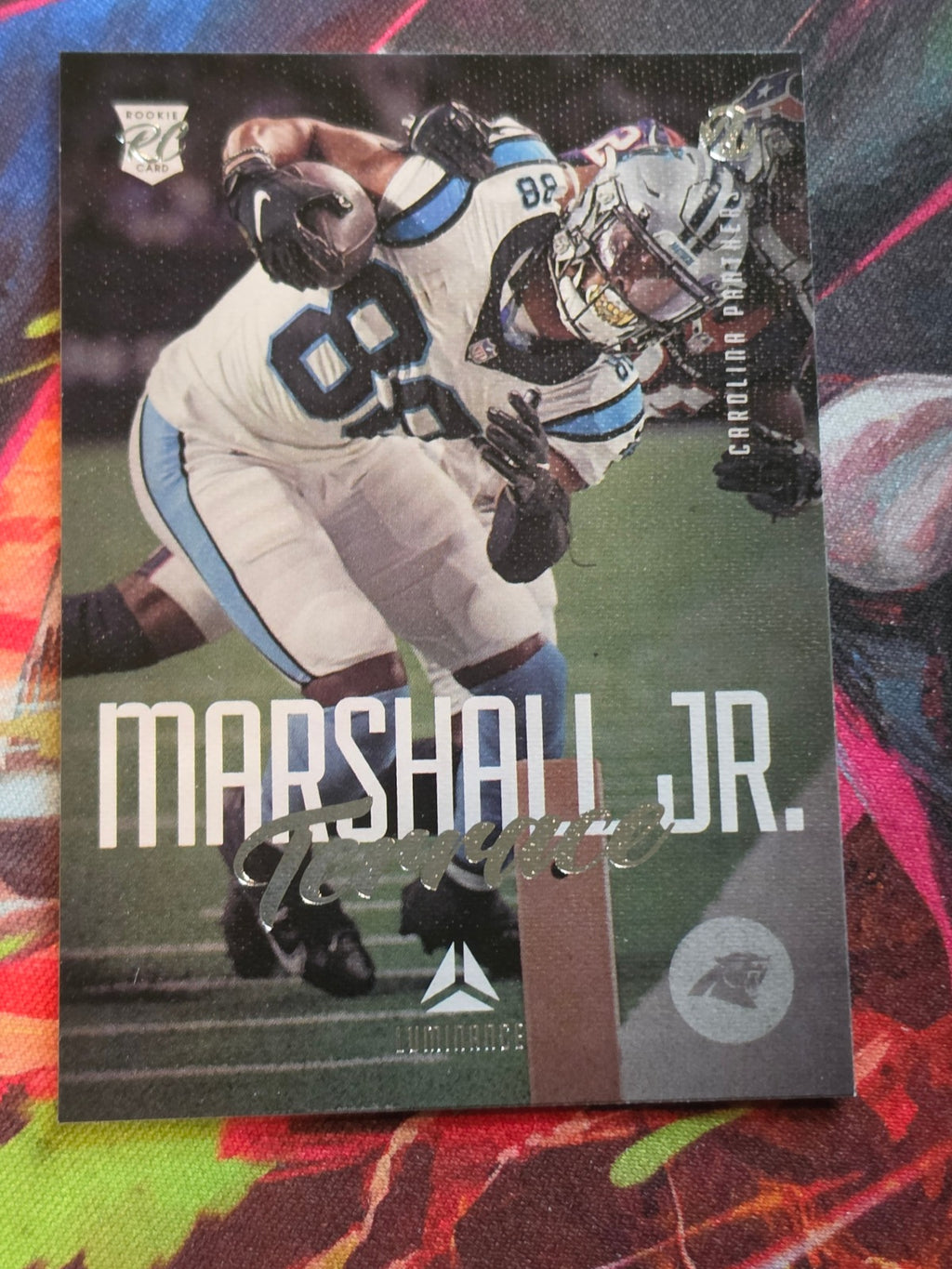 Terrace Marshall Jr. 2021 Panini Chronicles - Luminance Update Rookies 216 NM Football
