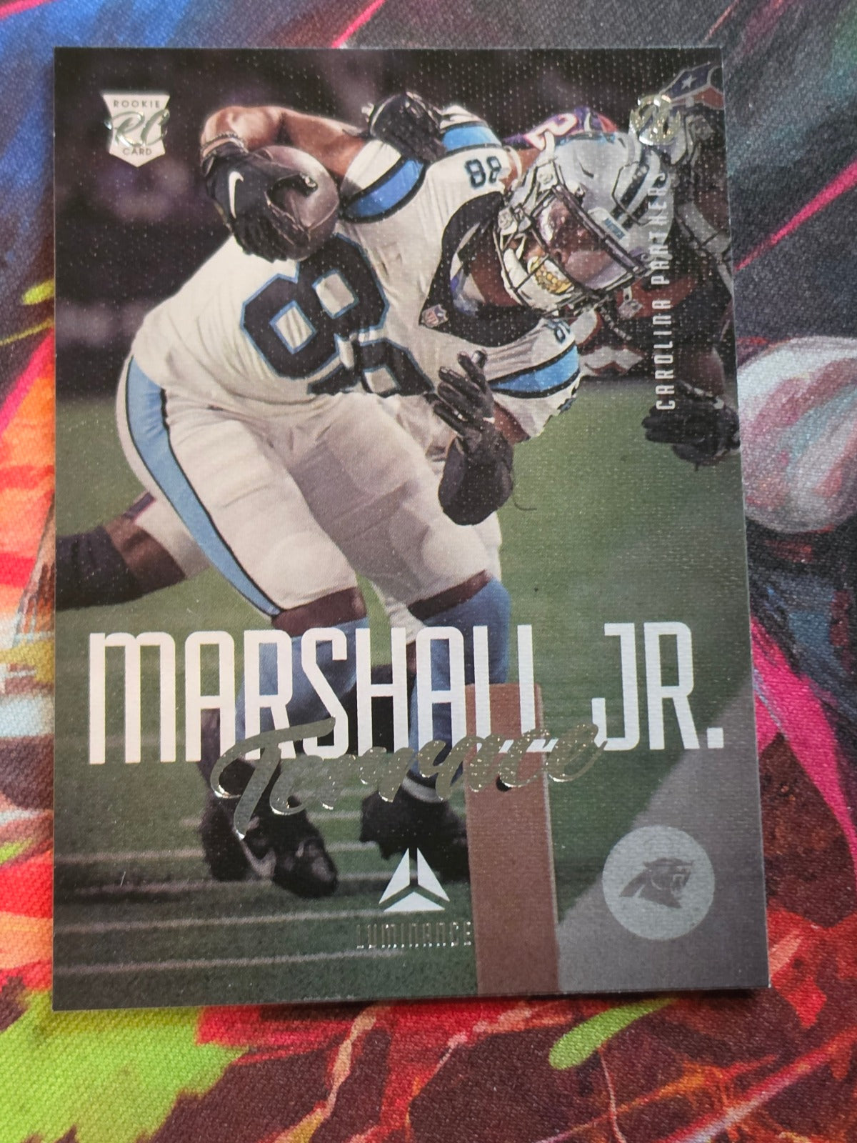 Terrace Marshall Jr. 2021 Panini Chronicles - Luminance Update Rookies 216 NM Football