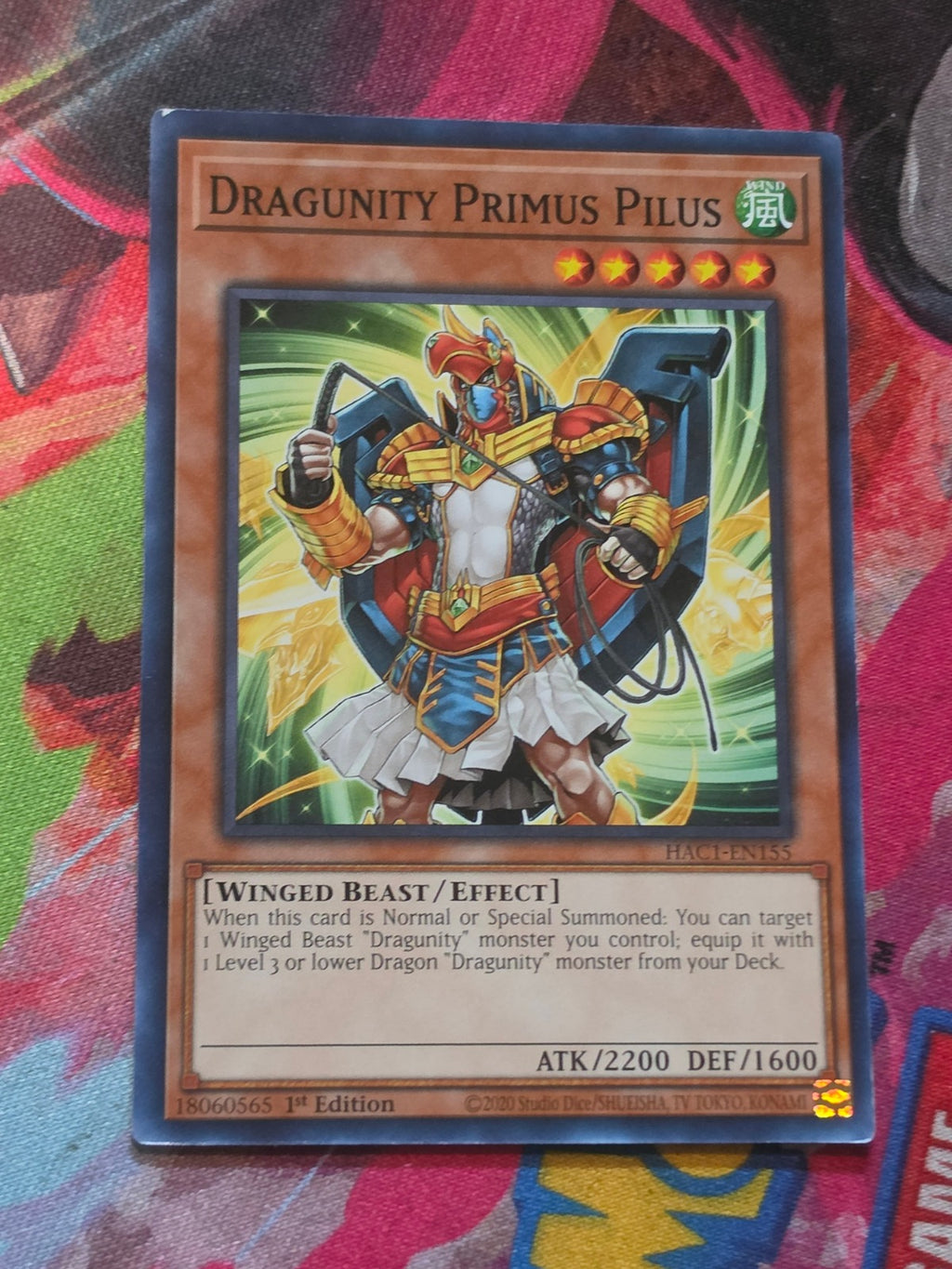 Dragunity Primus Pilus Common Hidden Arsenal: Chapter 1 HAC1-EN155 LP