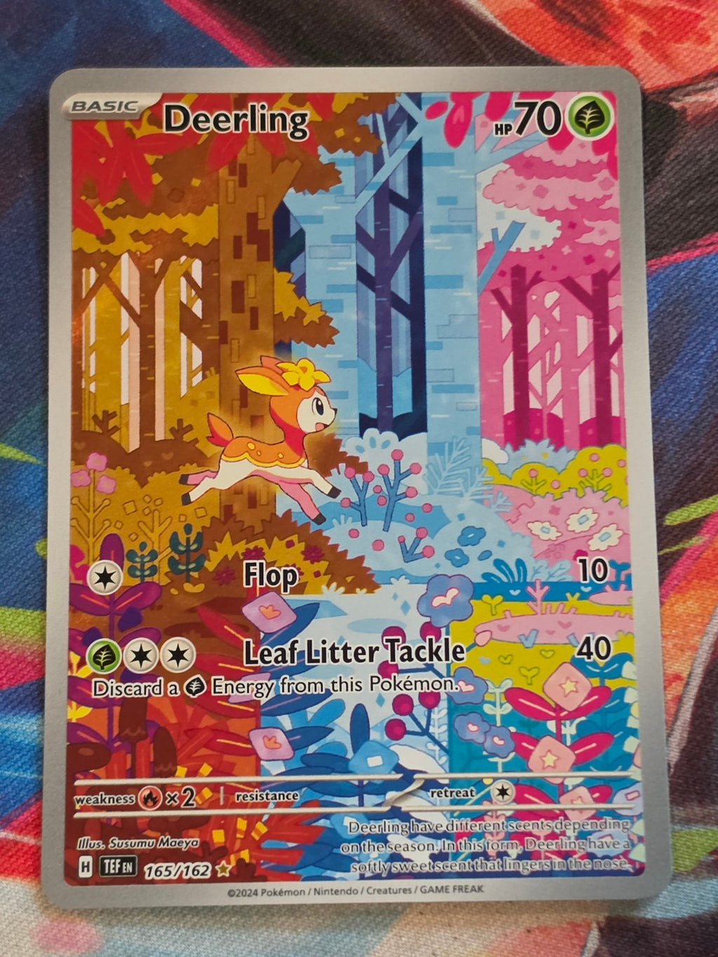 Deerling Illustration Rare SV05: Temporal Forces 165/162 NM Pokemon