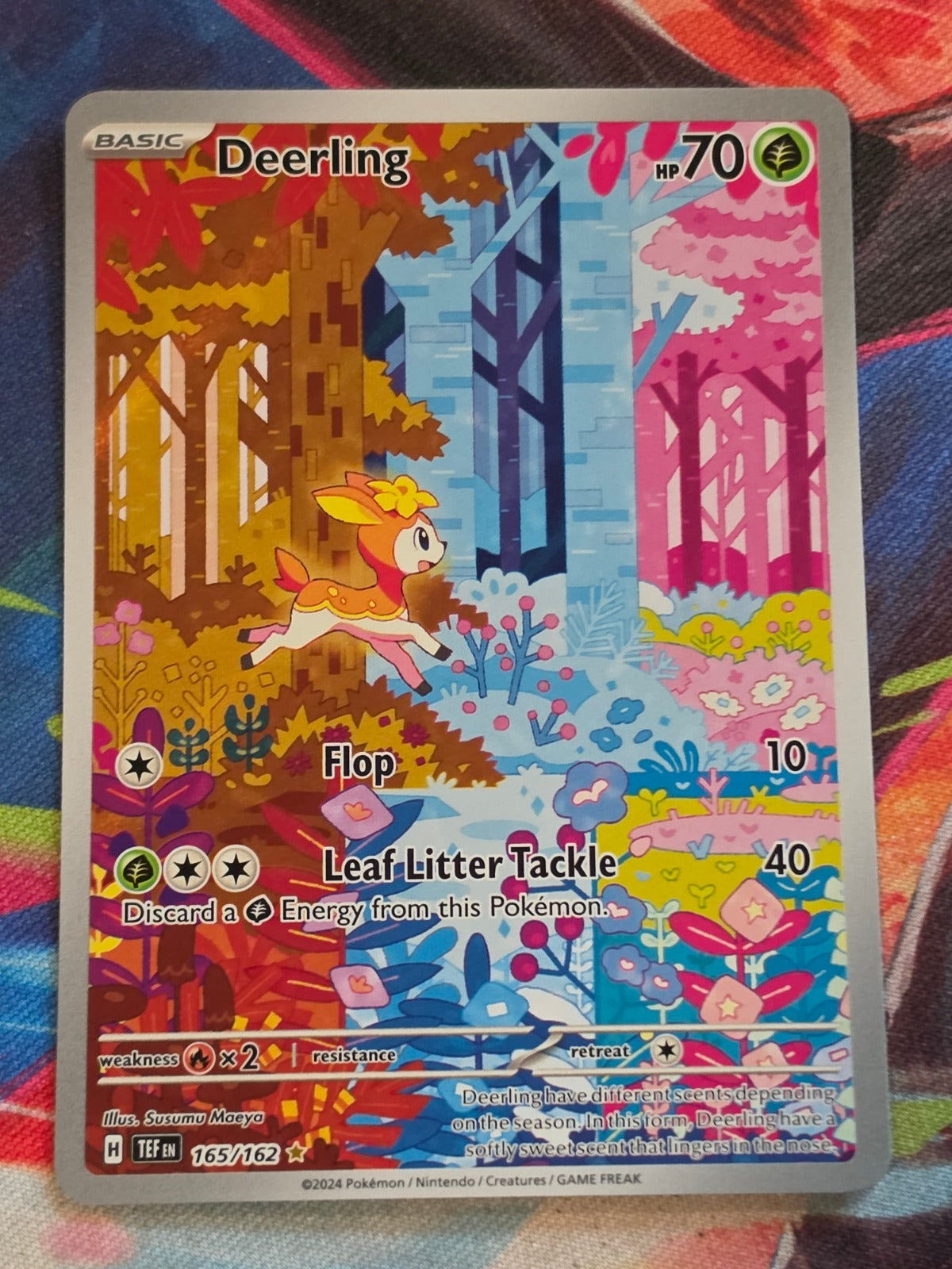 Deerling Illustration Rare SV05: Temporal Forces 165/162 NM Pokemon