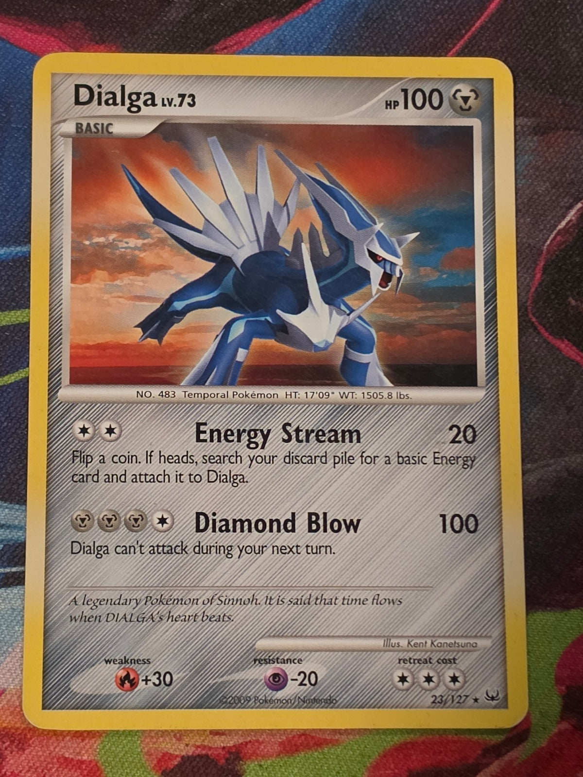 Dialga (23) Rare Platinum 23/127 MP Pokemon