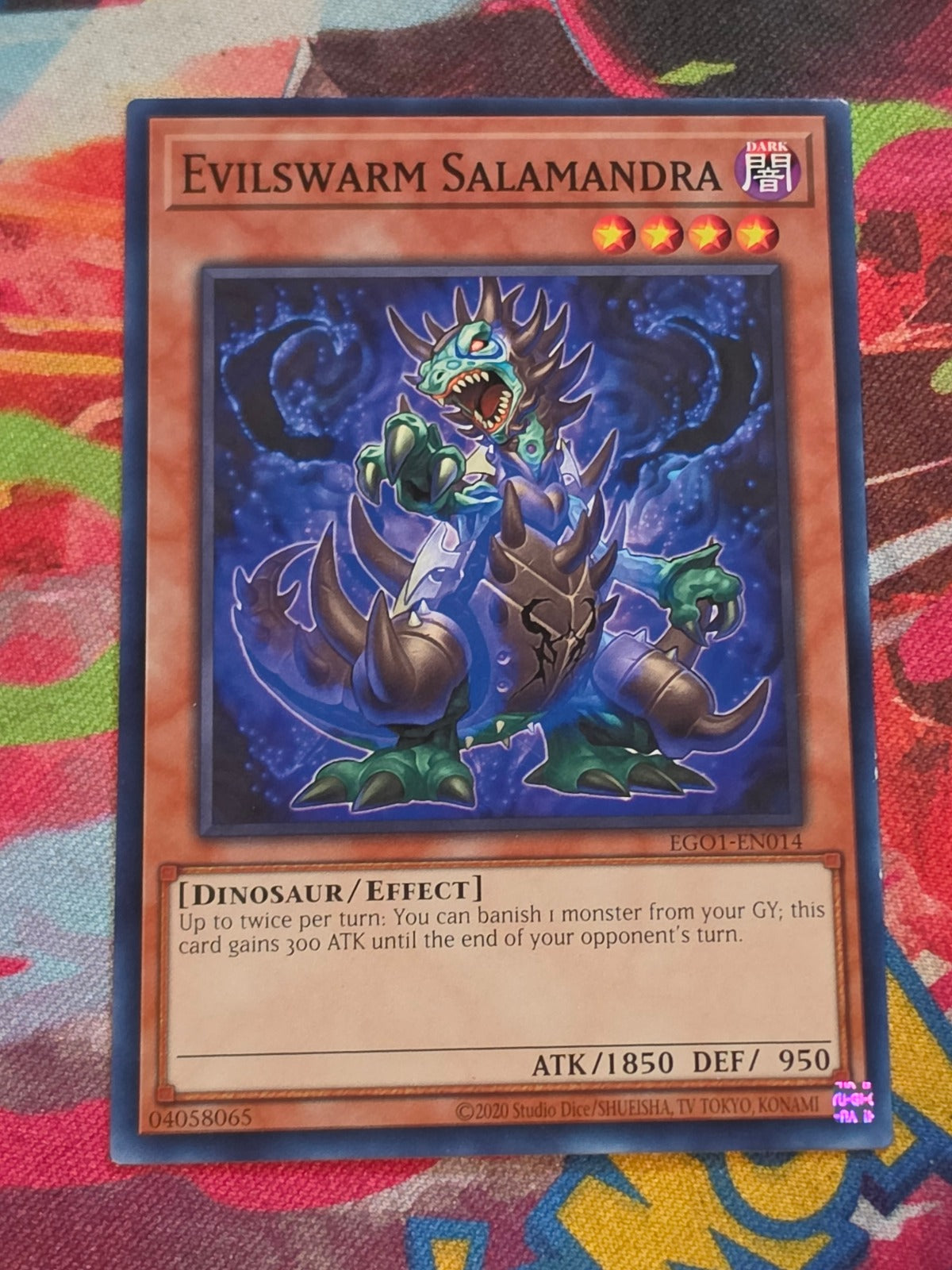 Evilswarm Salamandra Common Egyptian God Deck: Obelisk the Tormentor EGO1-EN014 LP