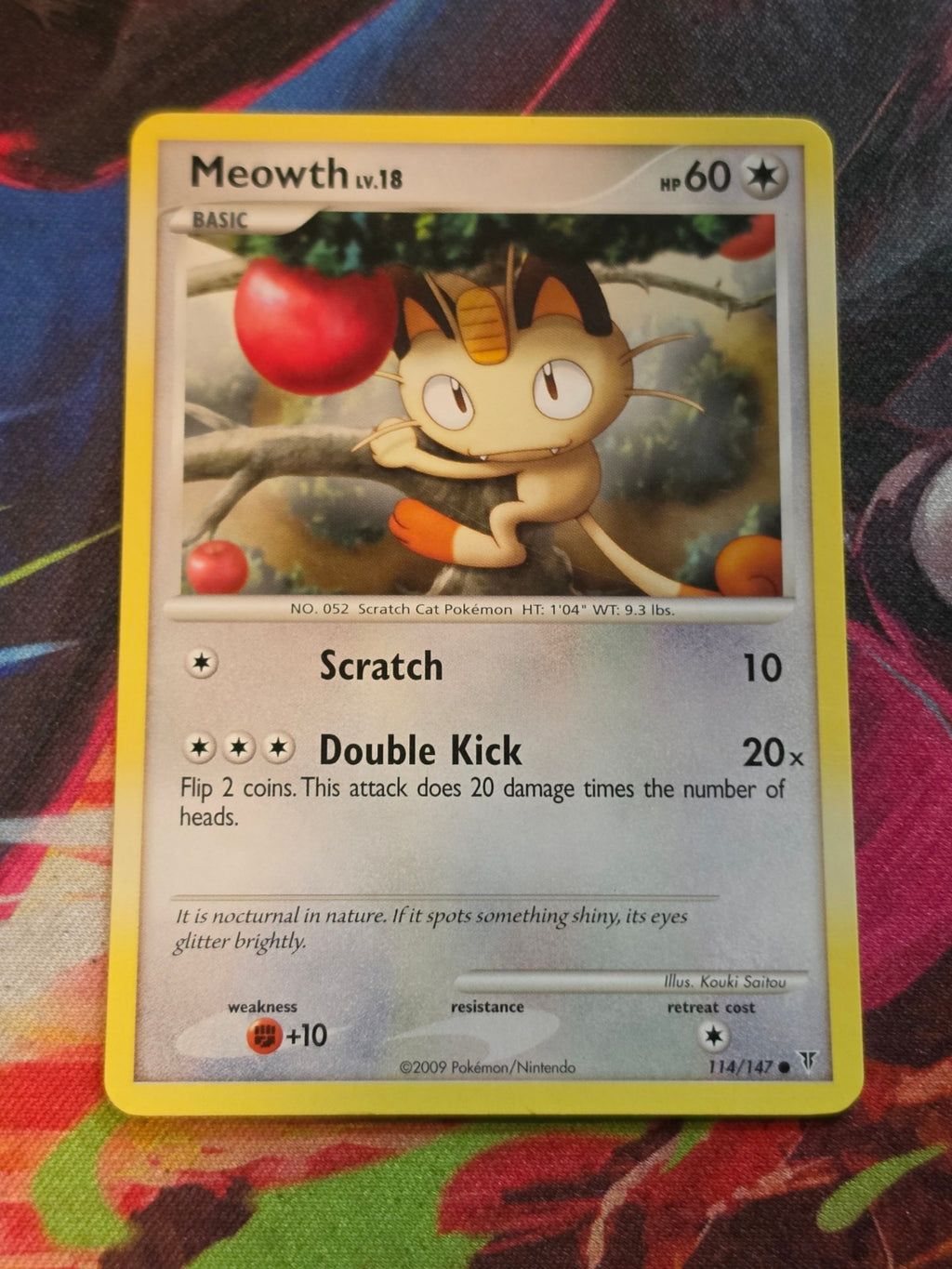 Meowth Common Supreme Victors 114 NM-/LP+ Pokemon